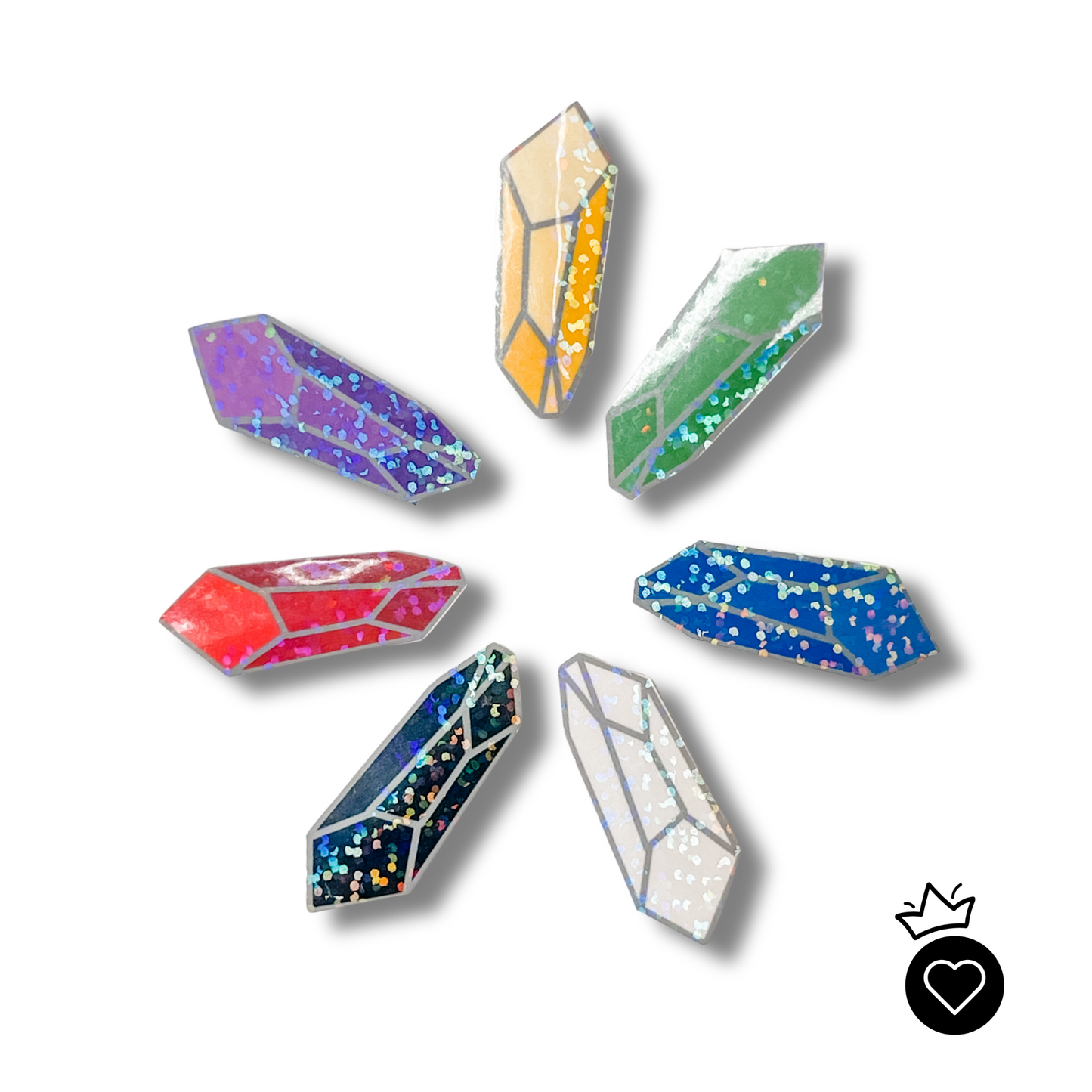 Kyber Crystal Sticker Set