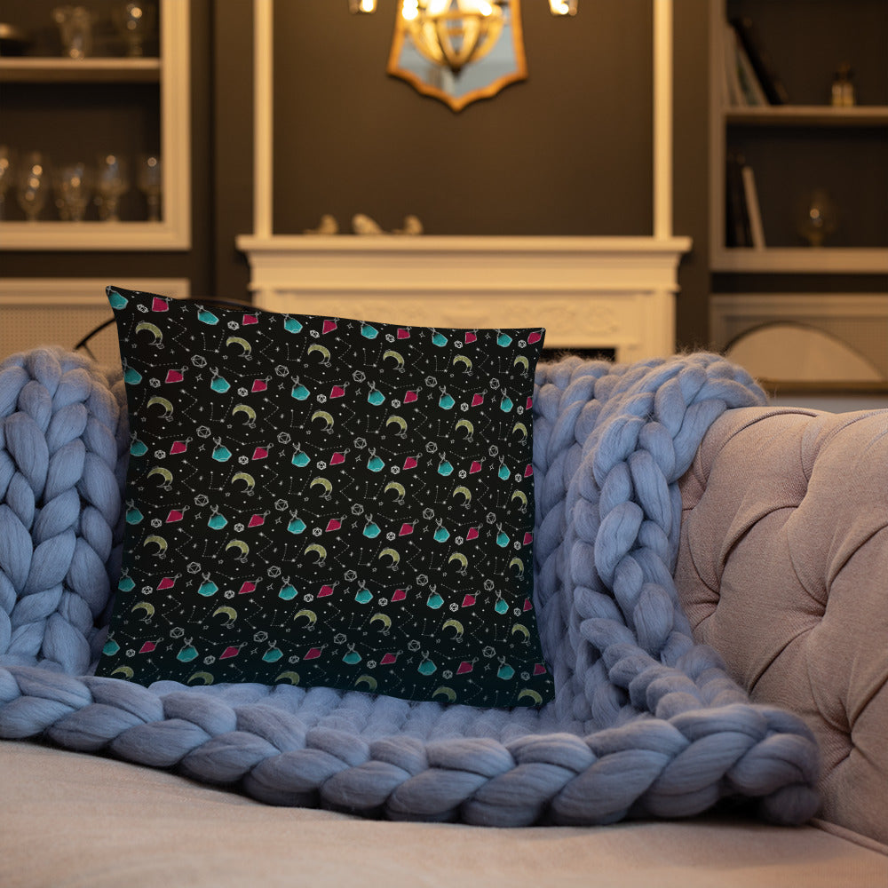 Potions and Dice Pillow