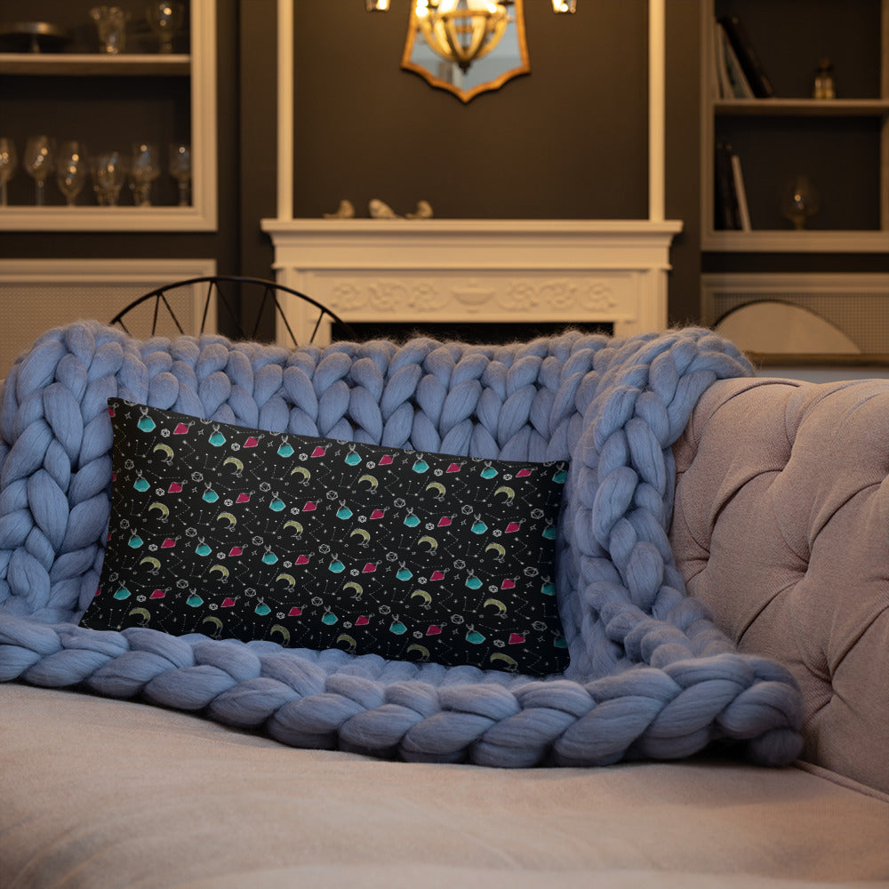 Potions and Dice Pillow