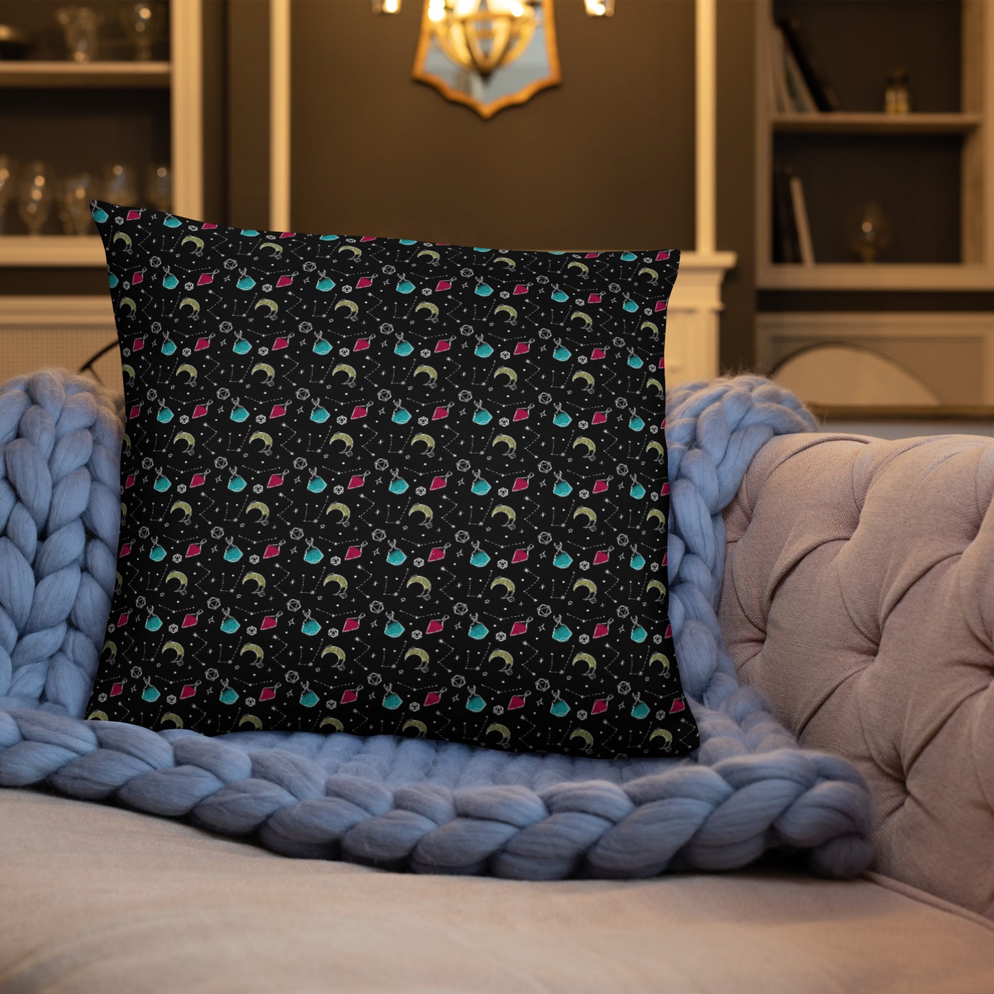 Potions and Dice Pillow