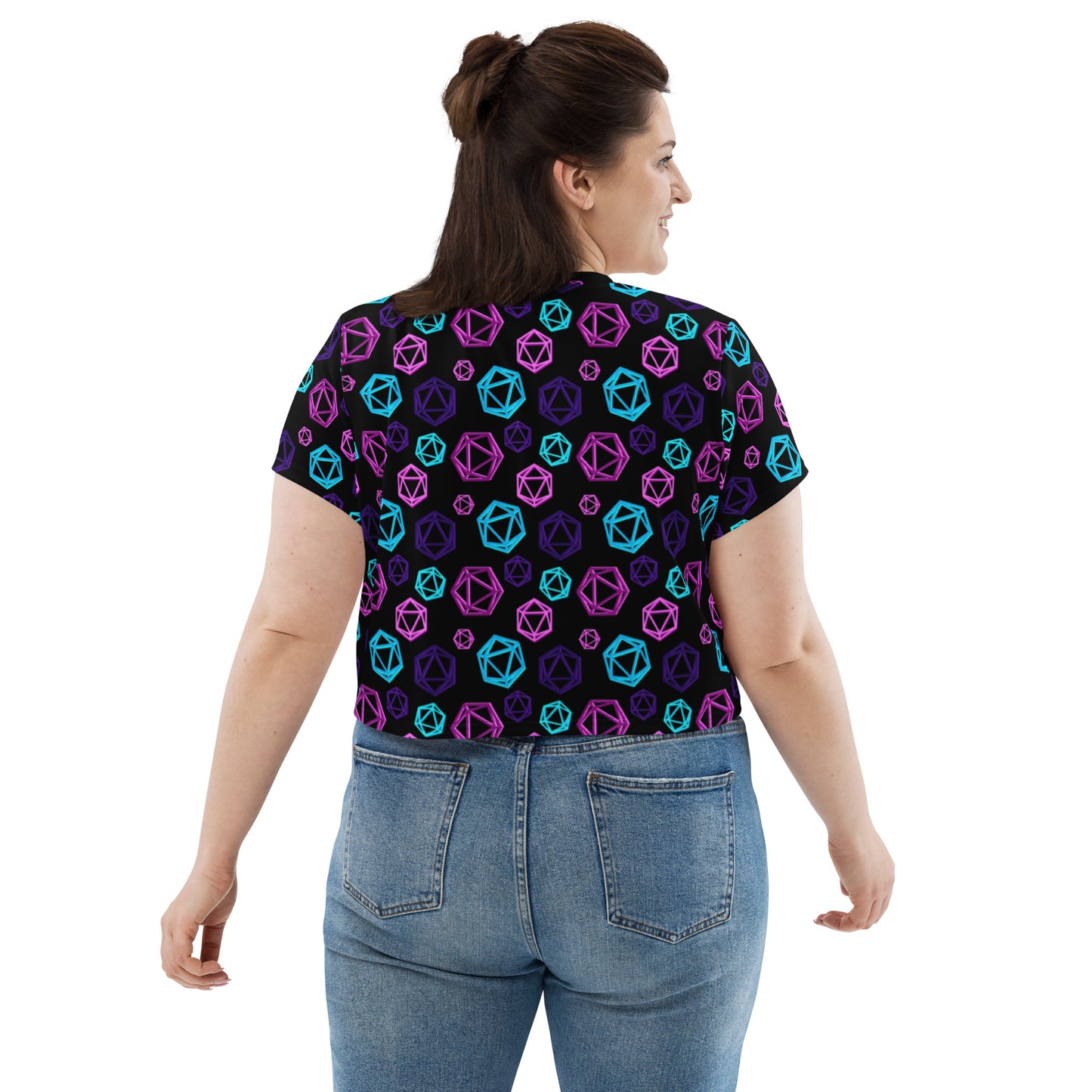 D20 Neon Crop Tee