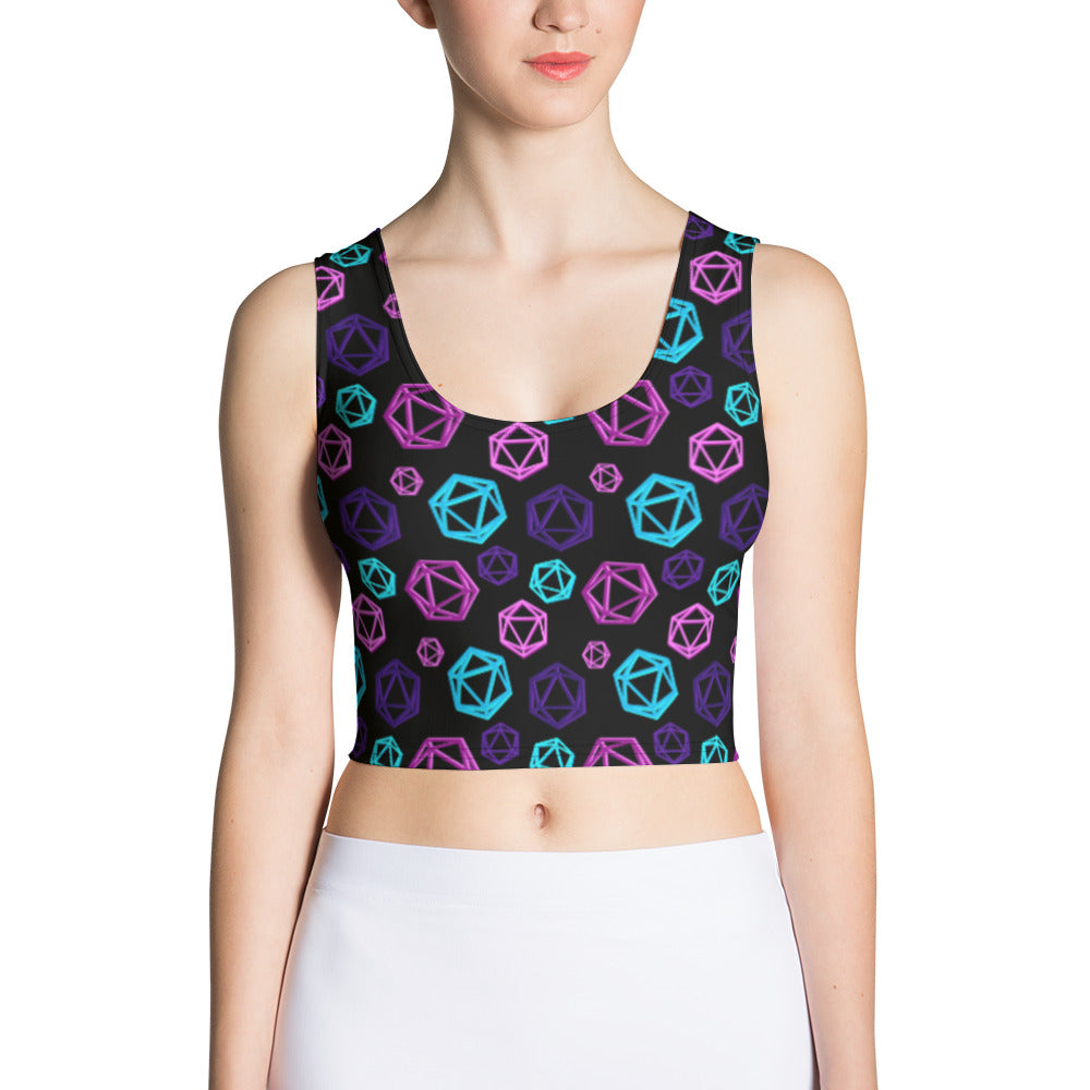 D20 Neon Crop Tank