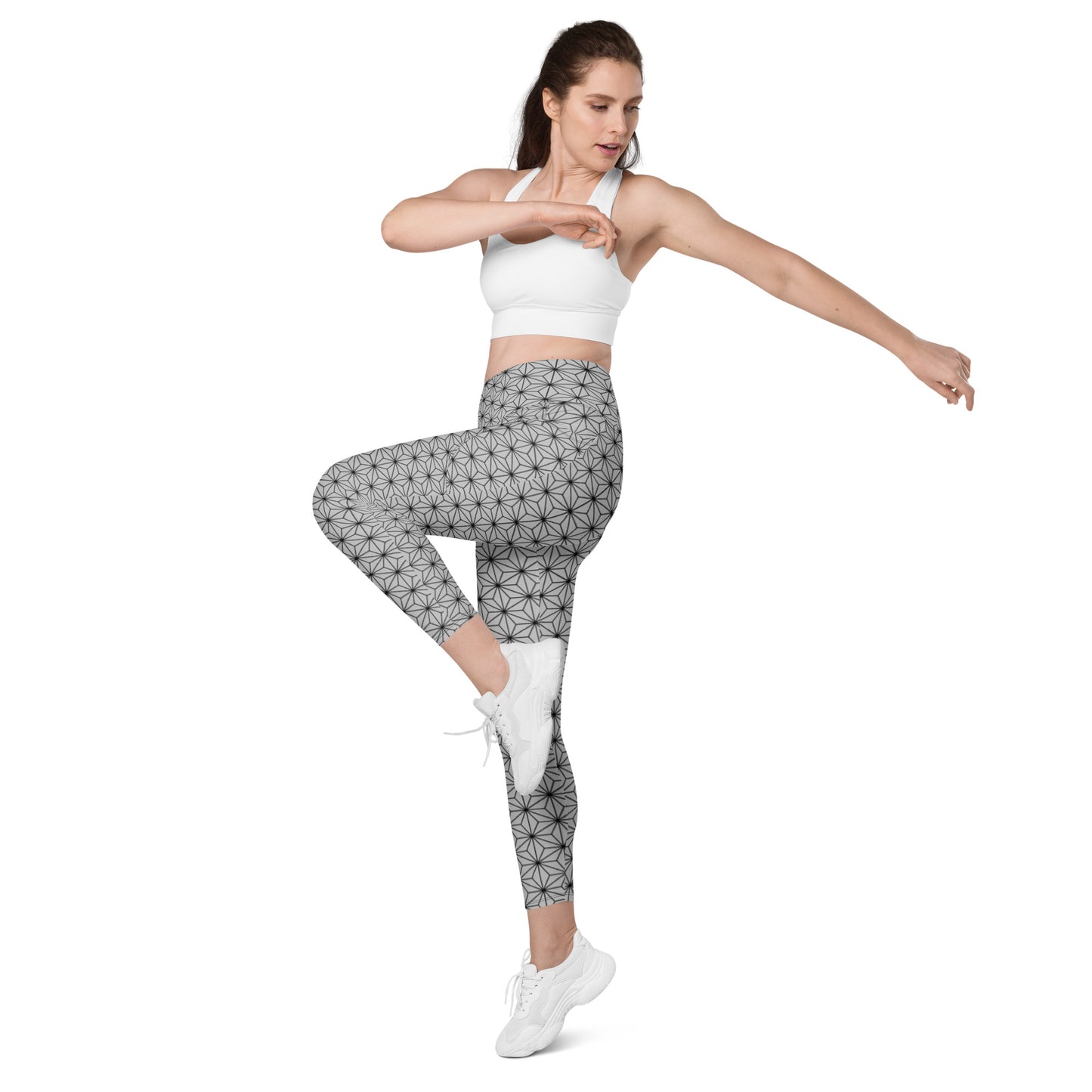 Geometric Sphere Leggings Pockets Edition