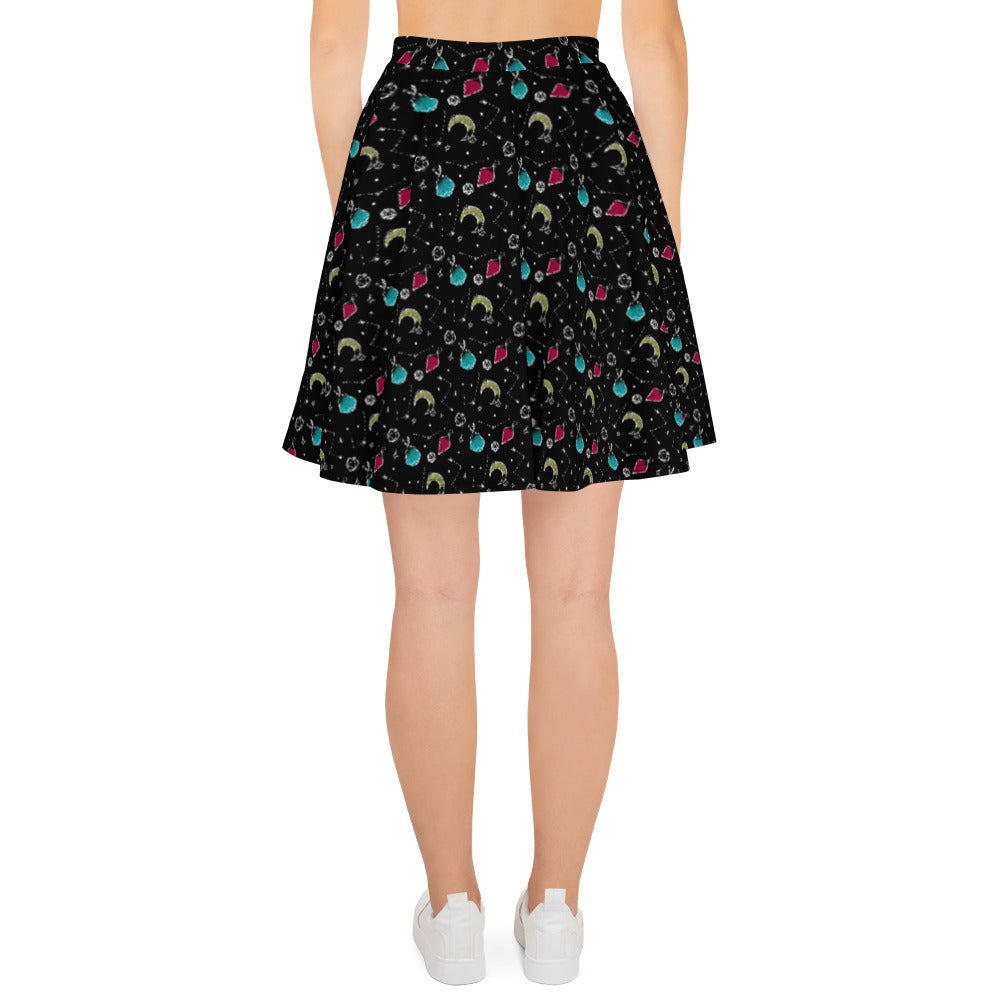 Potions and Dice Skater Skirt