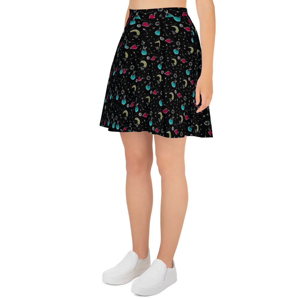 Potions and Dice Skater Skirt