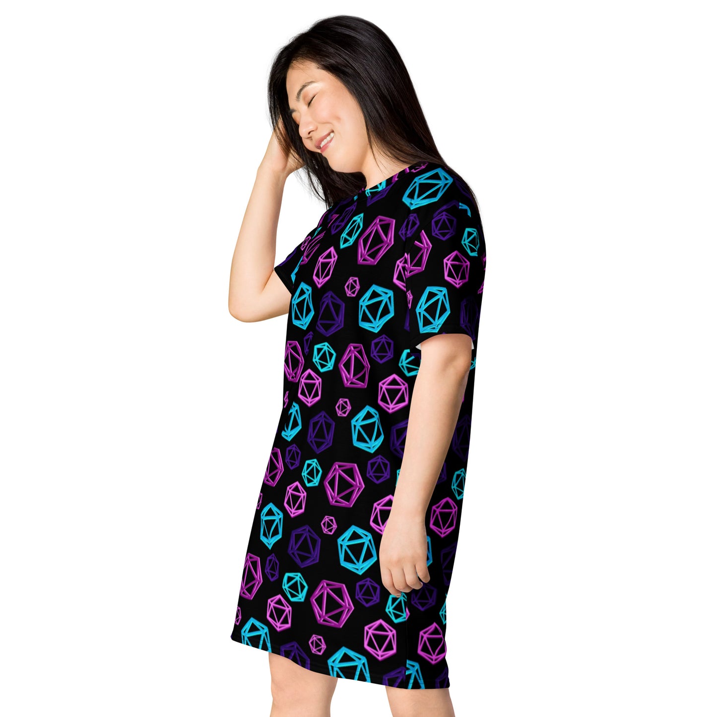 D20 Neon T-shirt dress