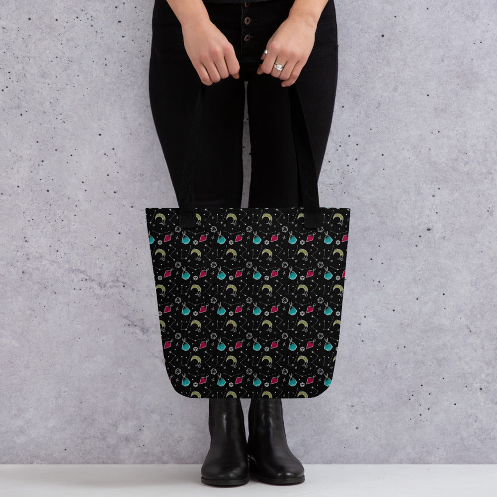 Potions and Dice Small Tote Bag of Holding