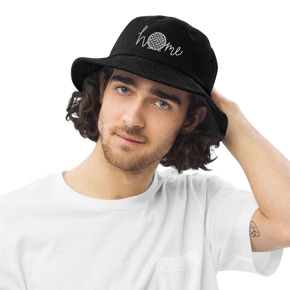Geodesic Sphere Home Denim Bucket Hat