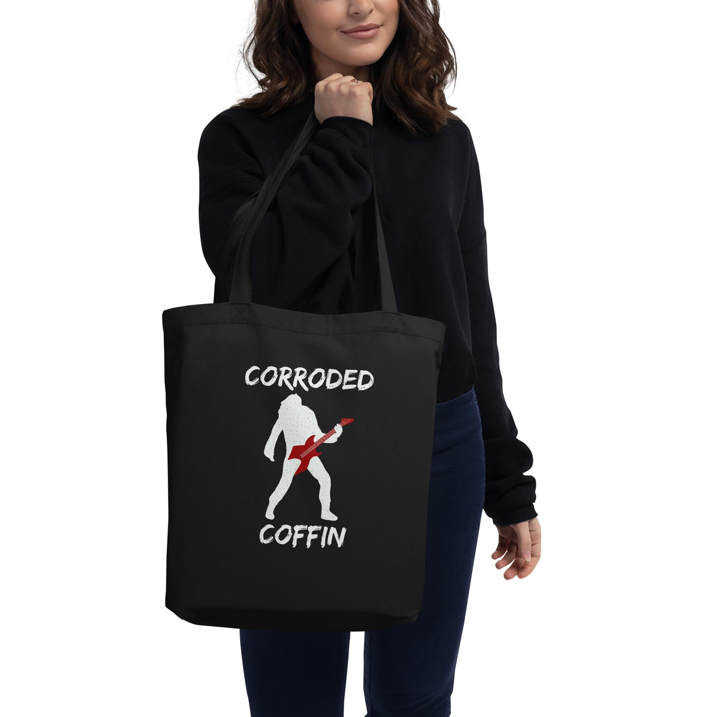 Corroded Coffin Band Tote Bag