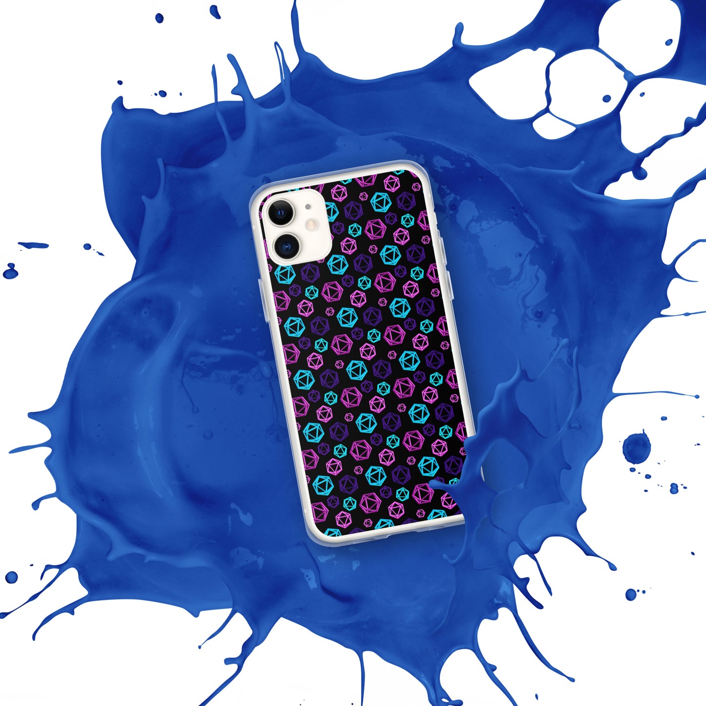 D20 Neon iPhone Case