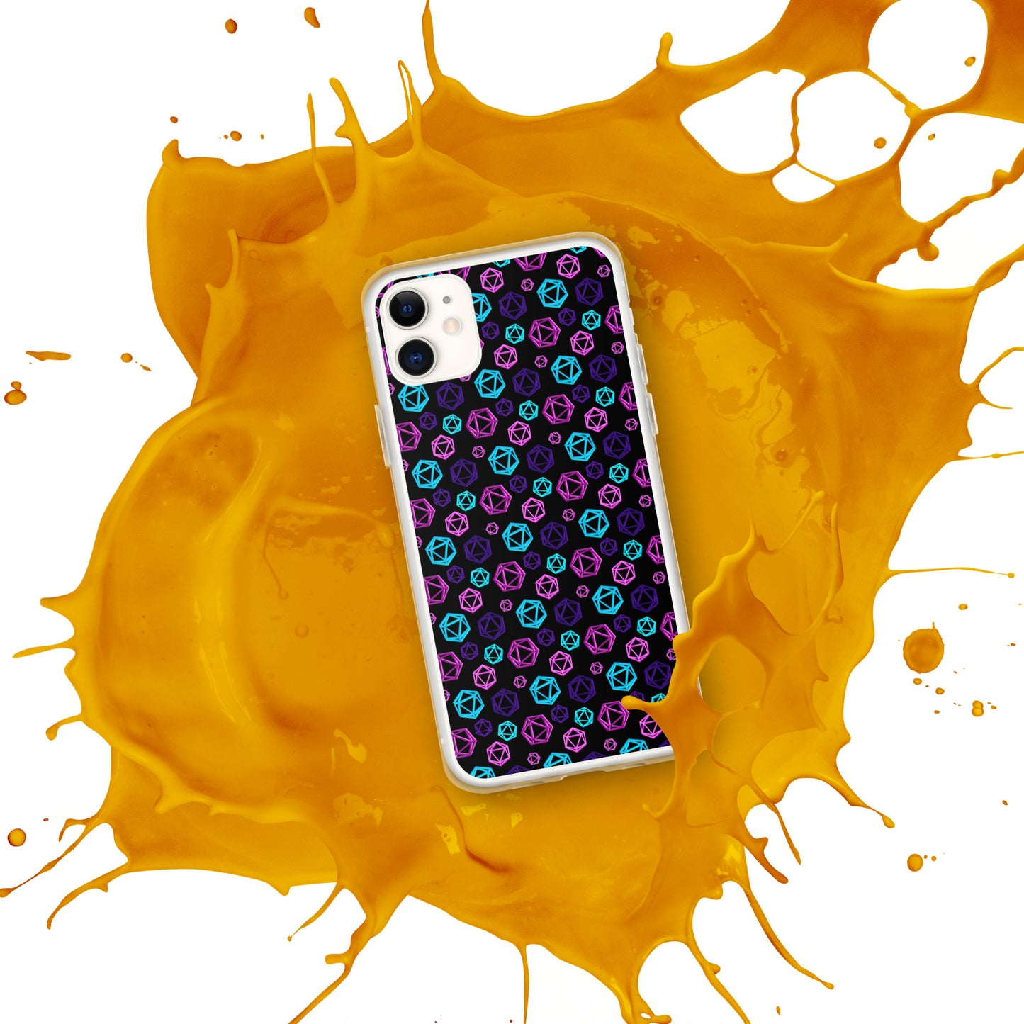 D20 Neon iPhone Case