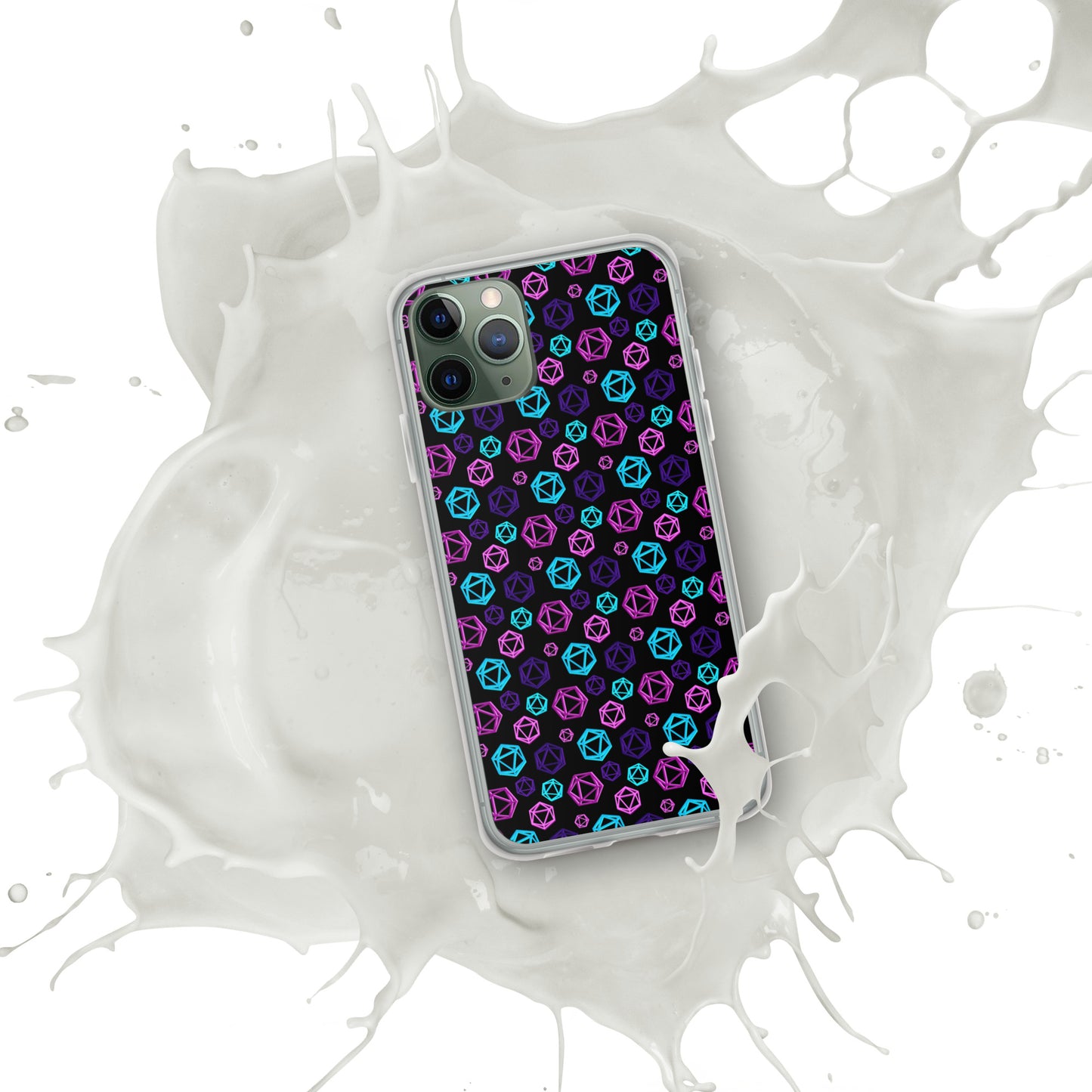 D20 Neon iPhone Case