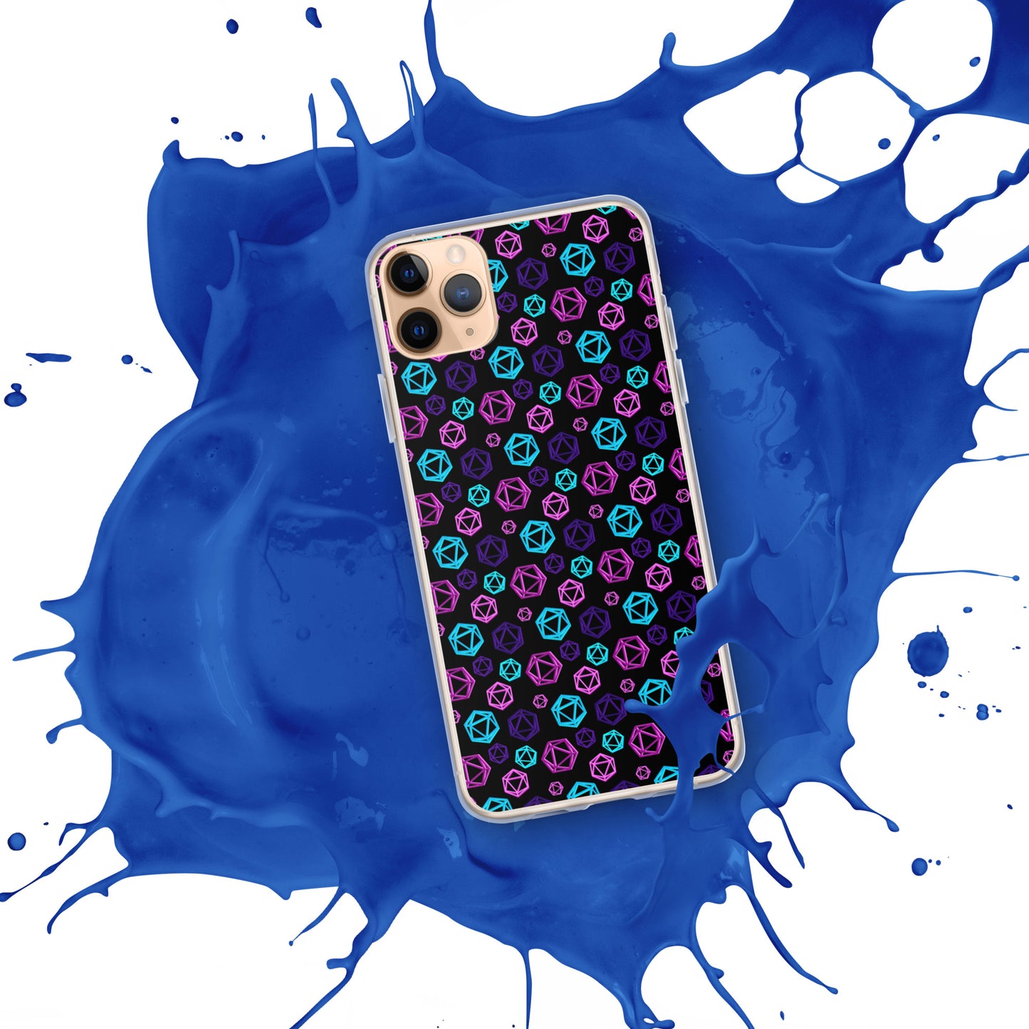 D20 Neon iPhone Case