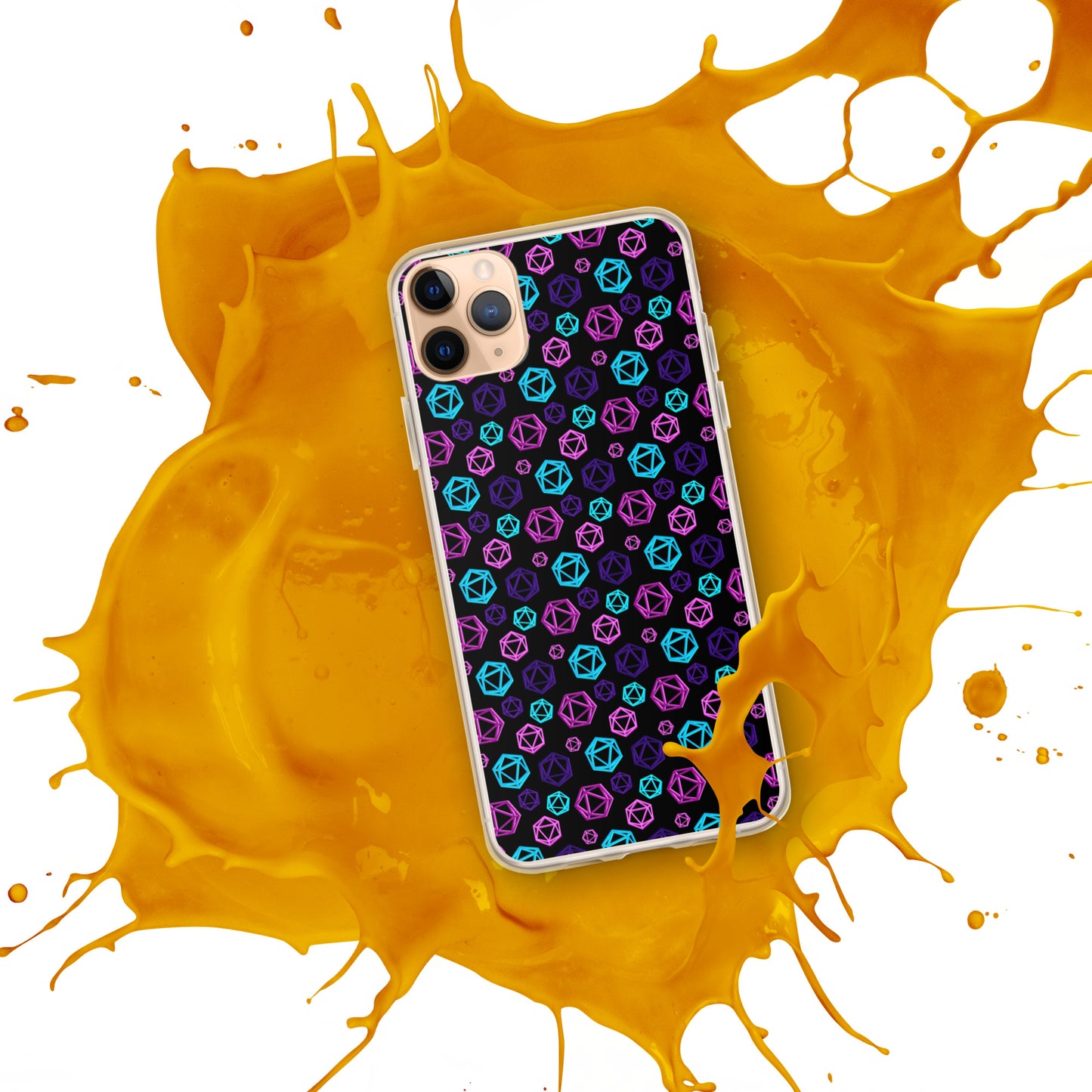 D20 Neon iPhone Case