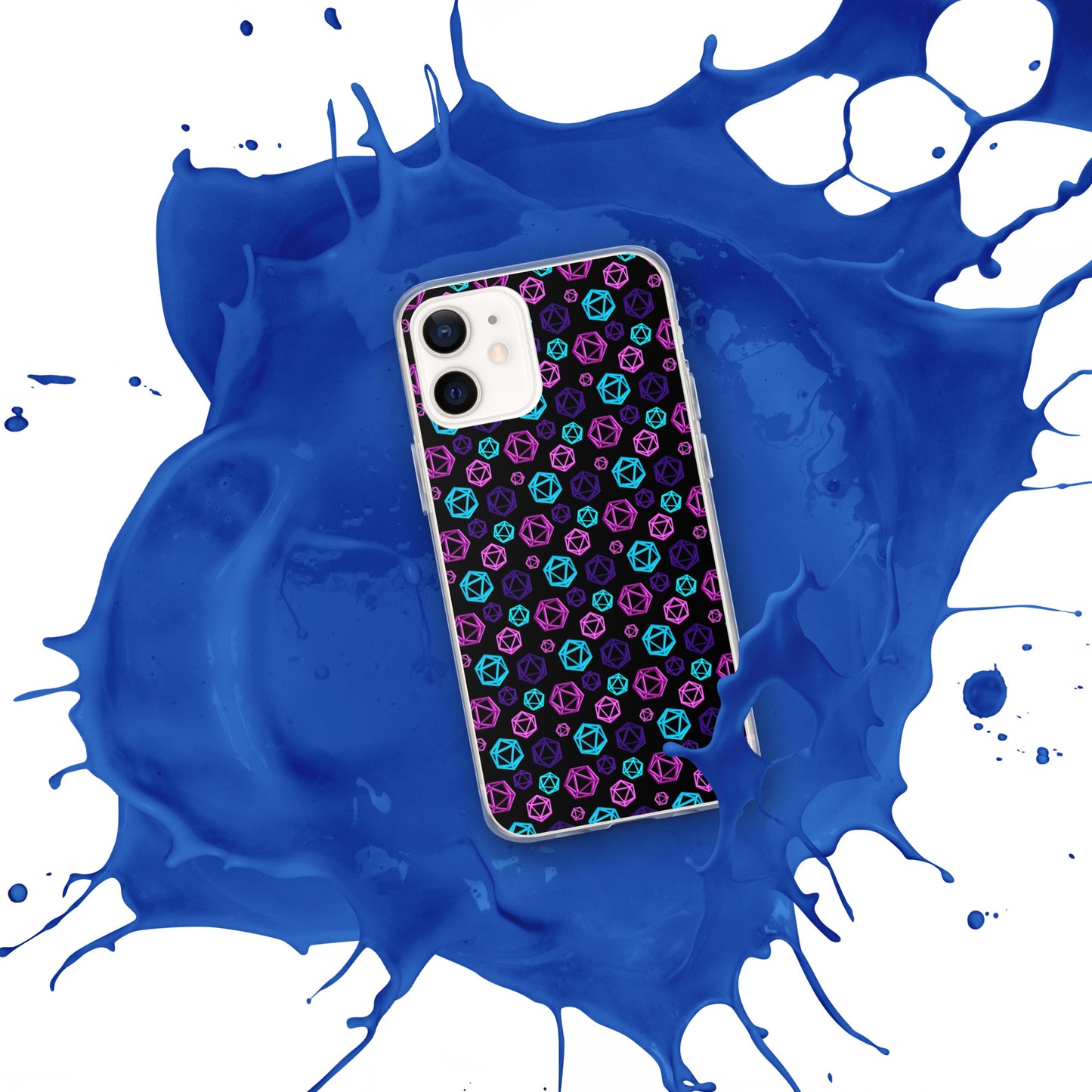 D20 Neon iPhone Case