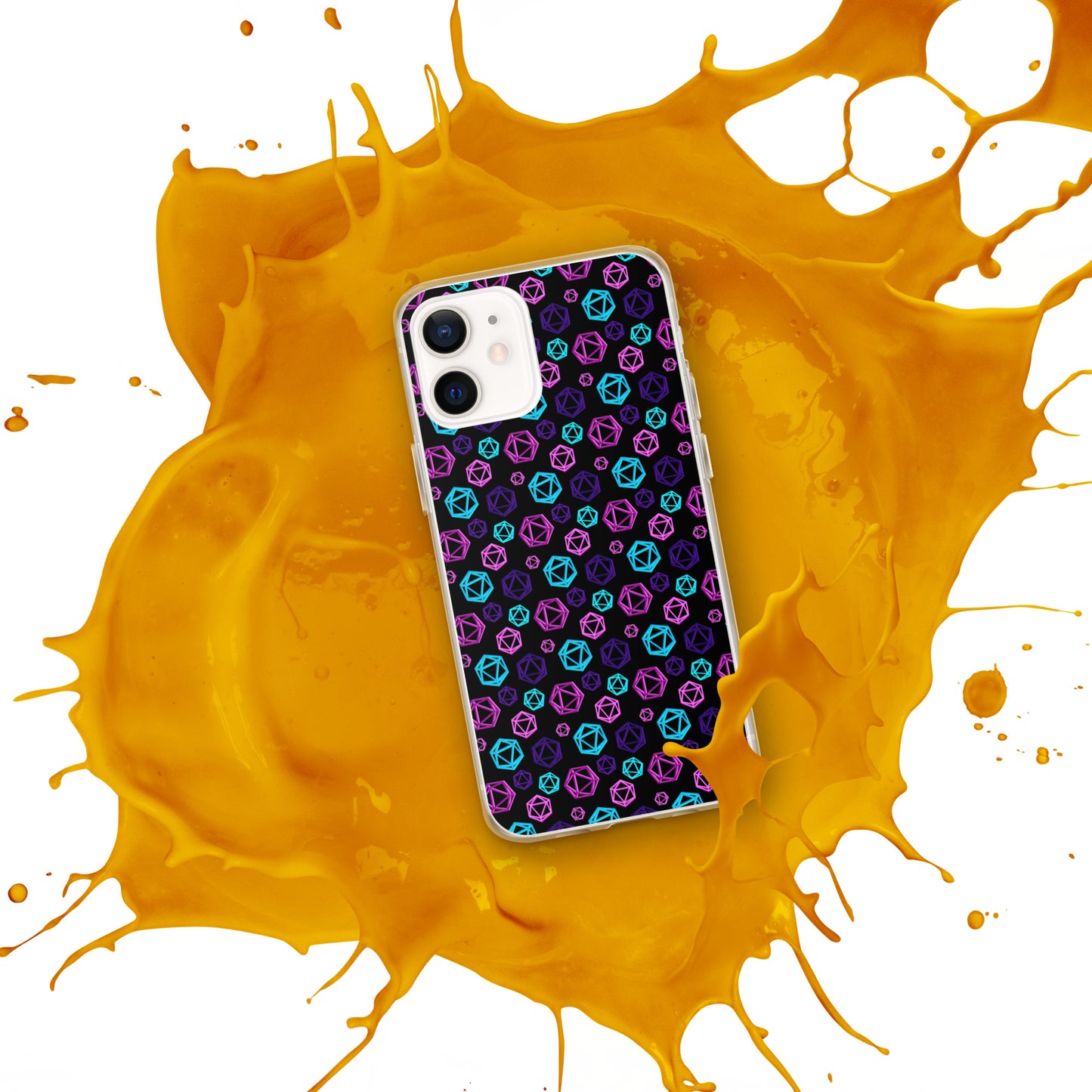 D20 Neon iPhone Case