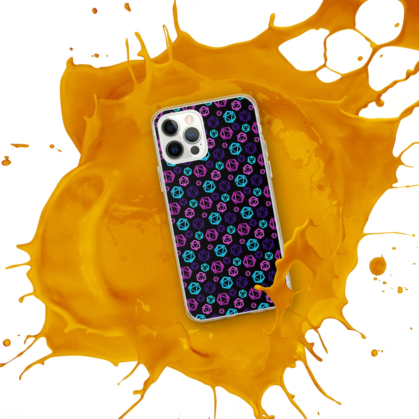 D20 Neon iPhone Case
