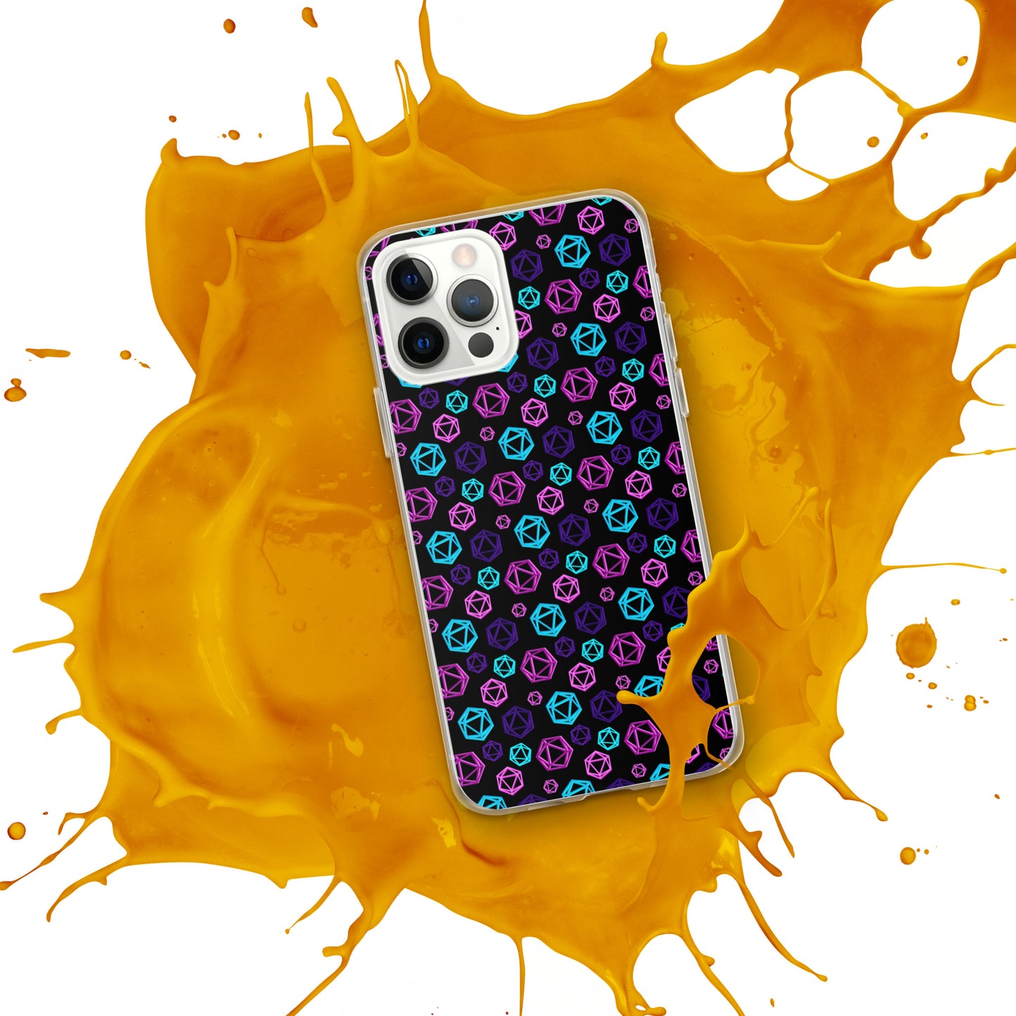 D20 Neon iPhone Case