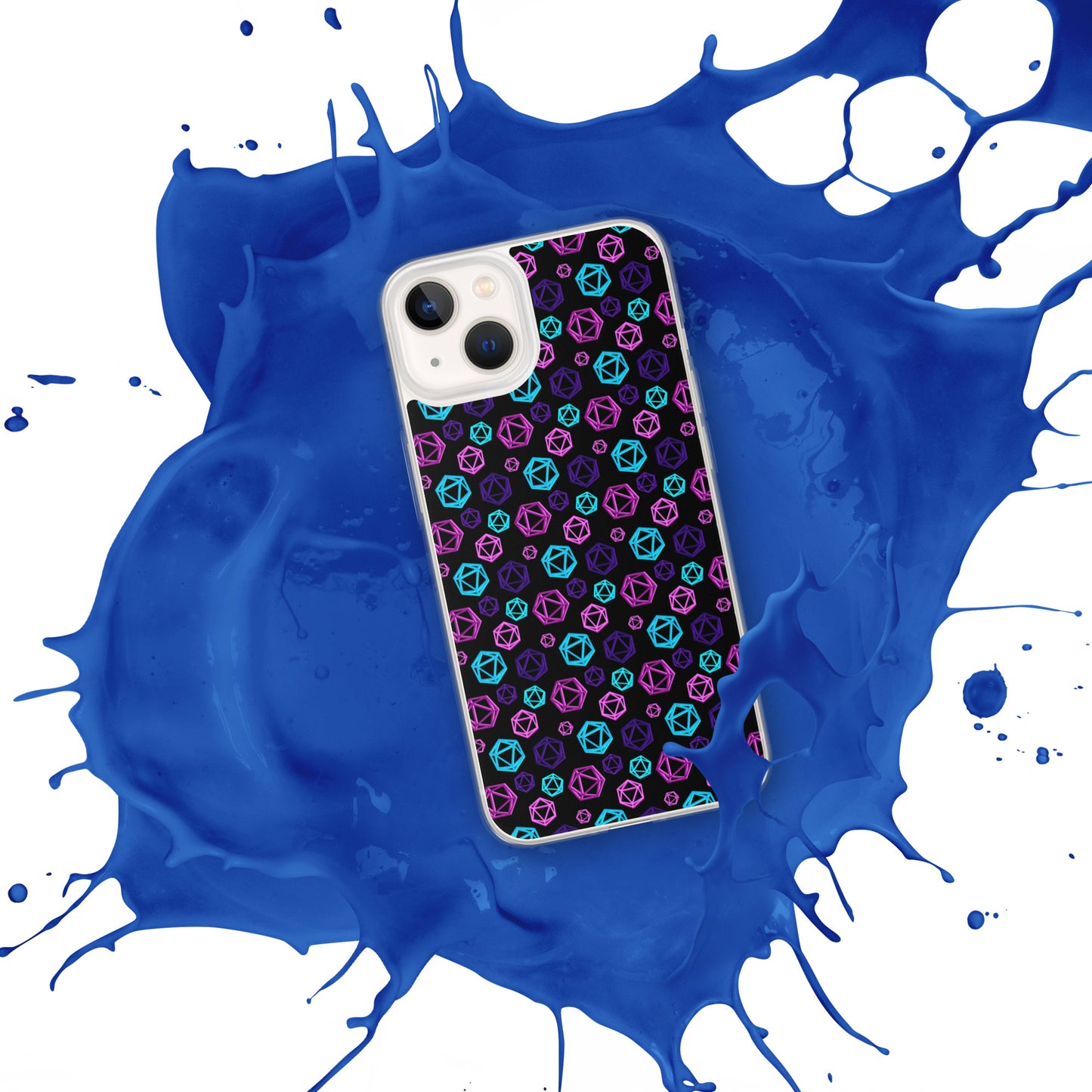 D20 Neon iPhone Case
