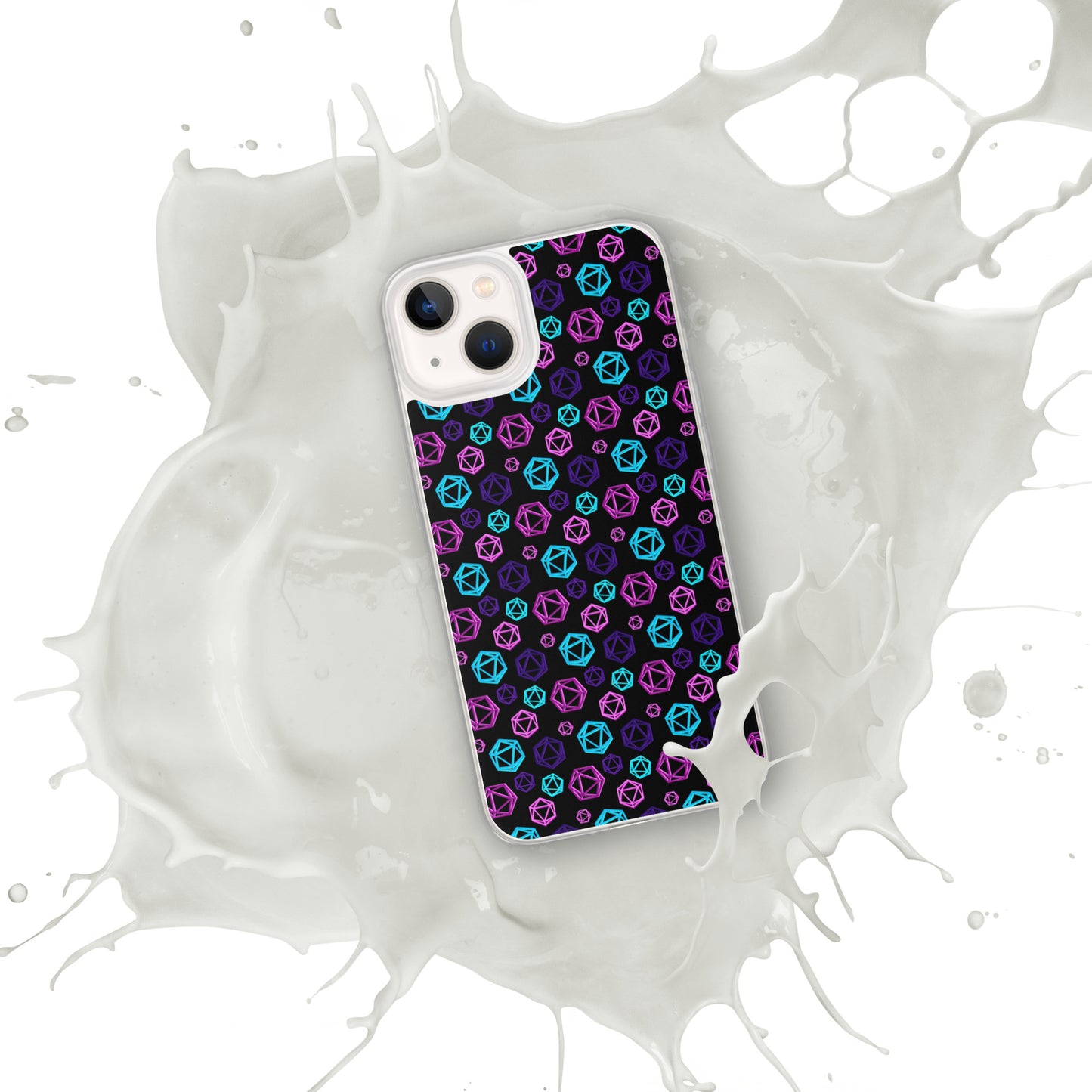 D20 Neon iPhone Case