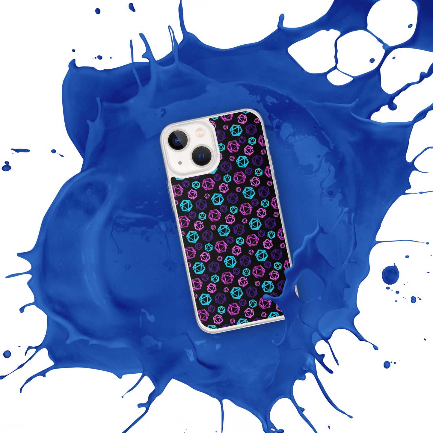 D20 Neon iPhone Case