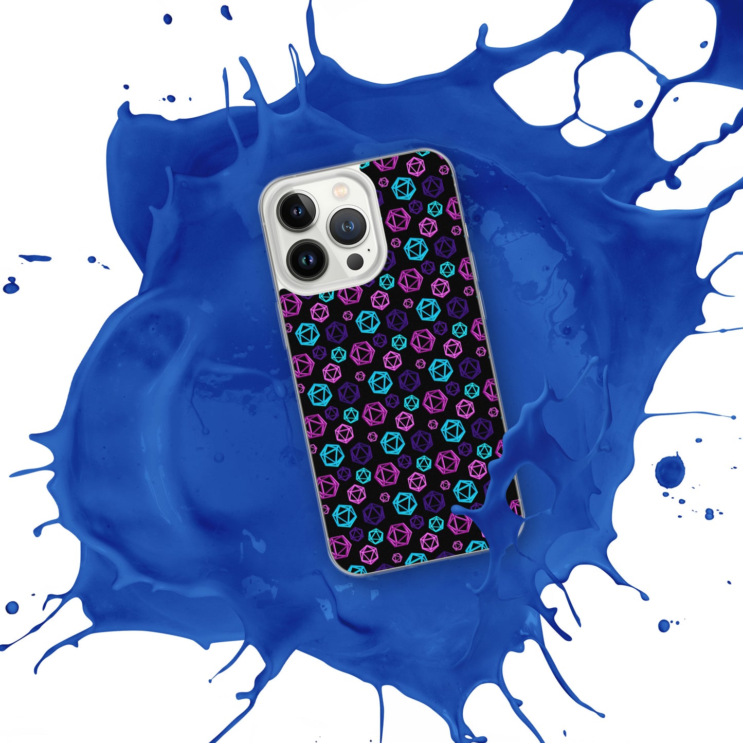 D20 Neon iPhone Case