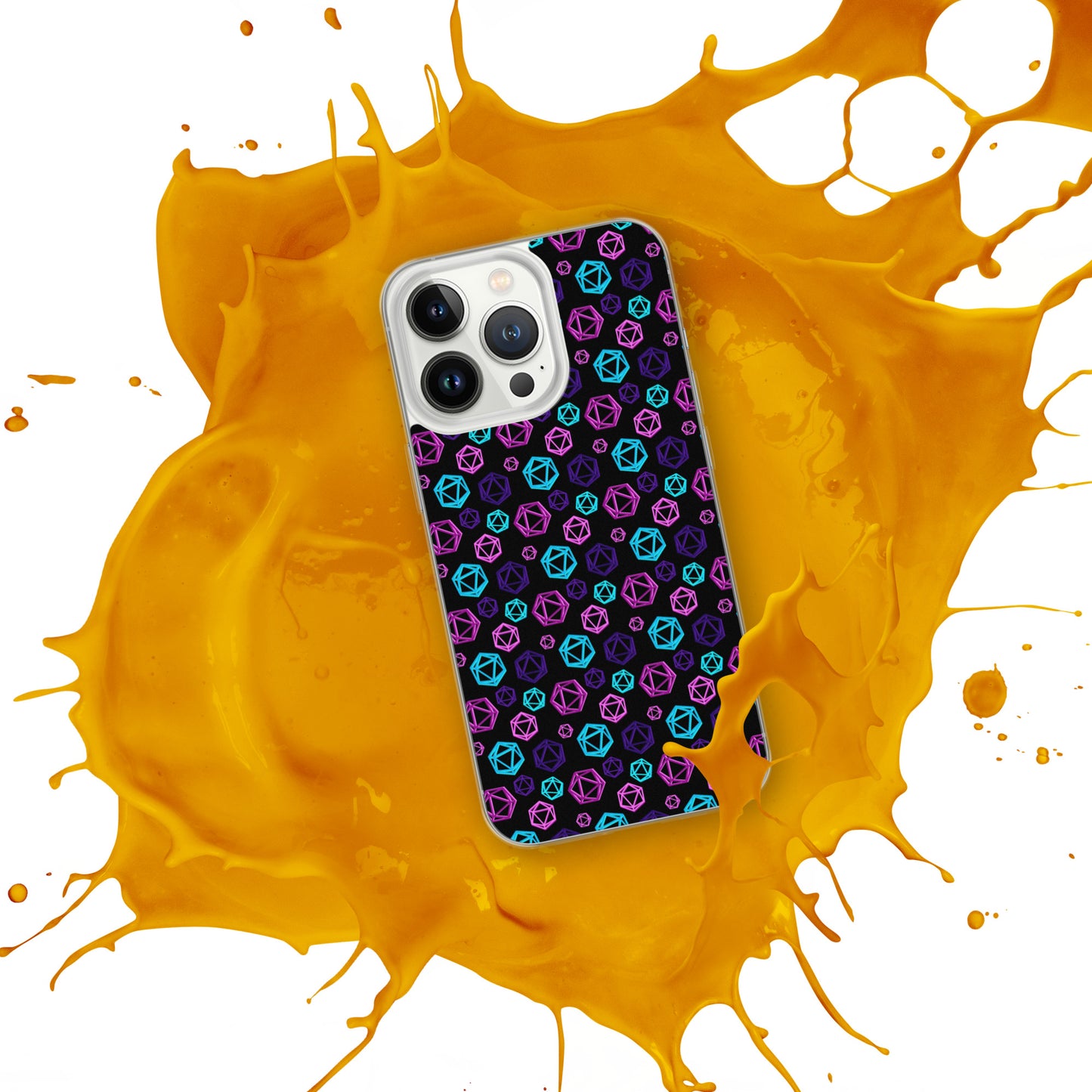 D20 Neon iPhone Case