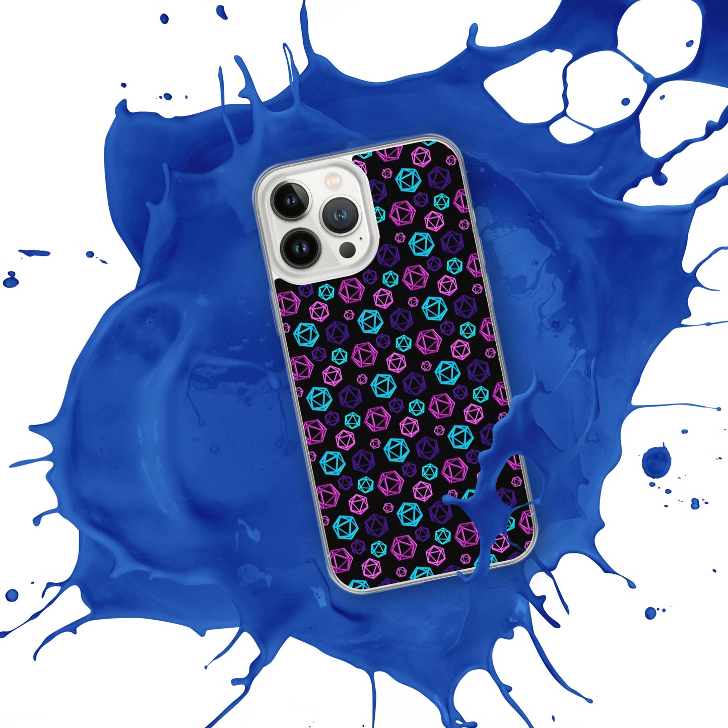 D20 Neon iPhone Case