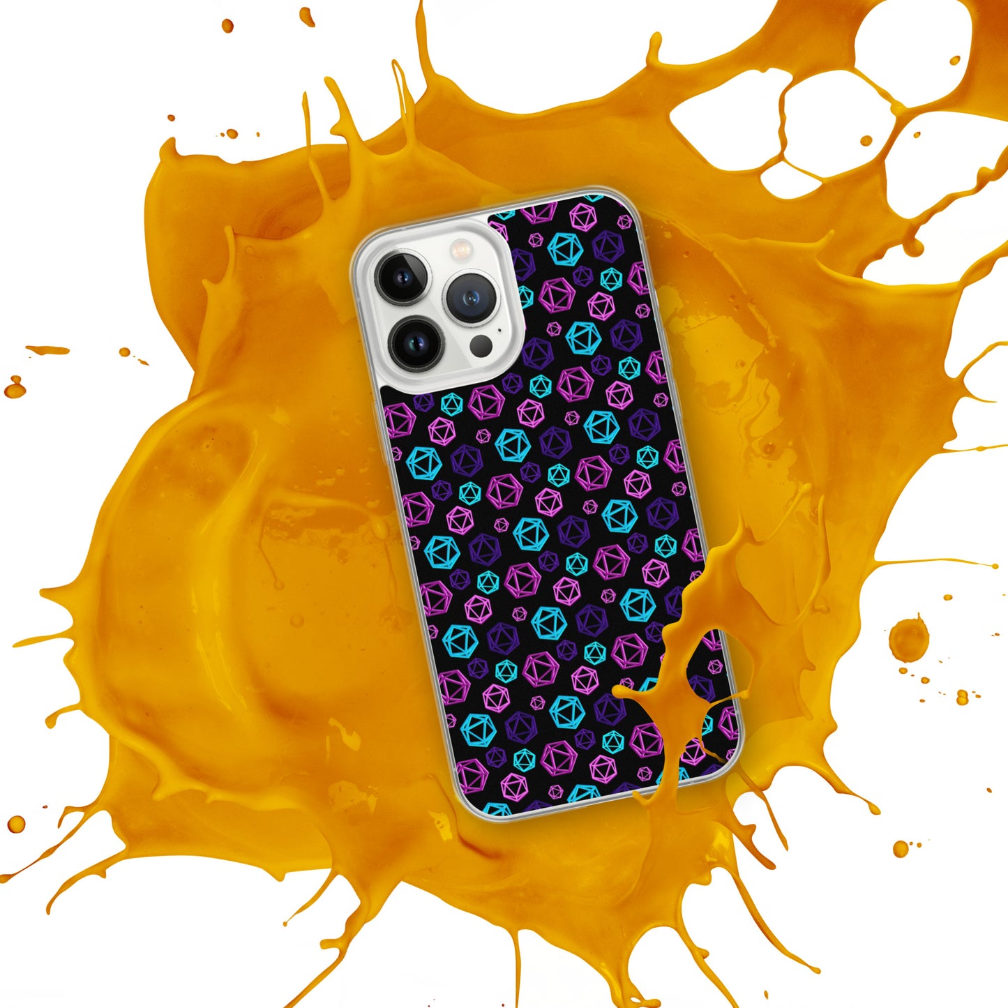 D20 Neon iPhone Case