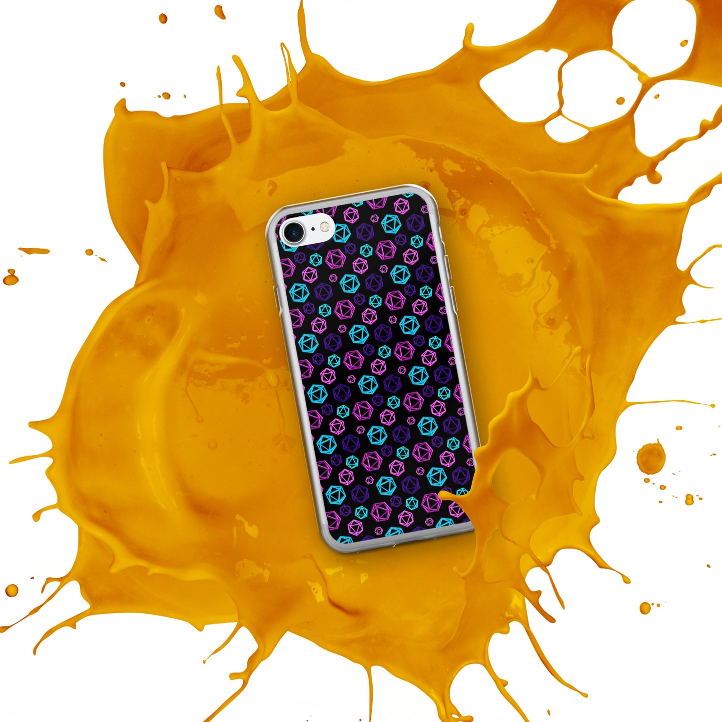 D20 Neon iPhone Case