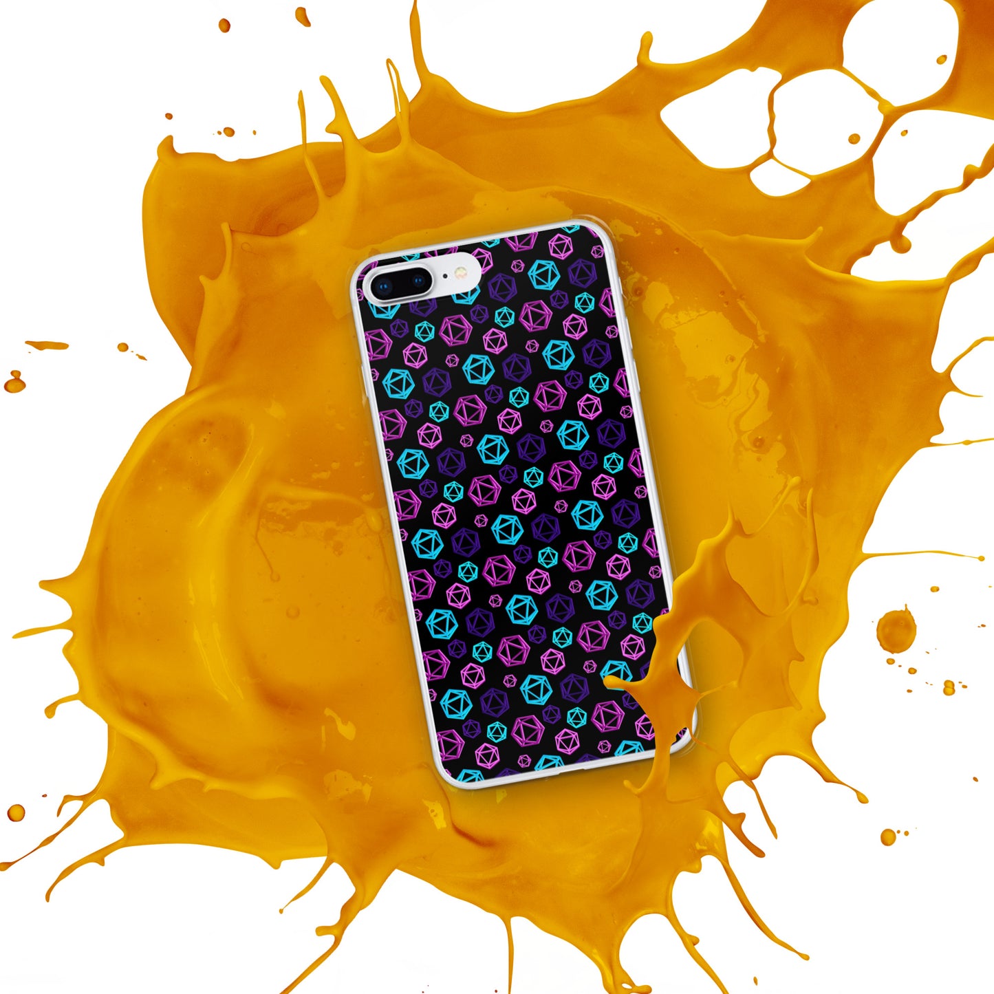 D20 Neon iPhone Case