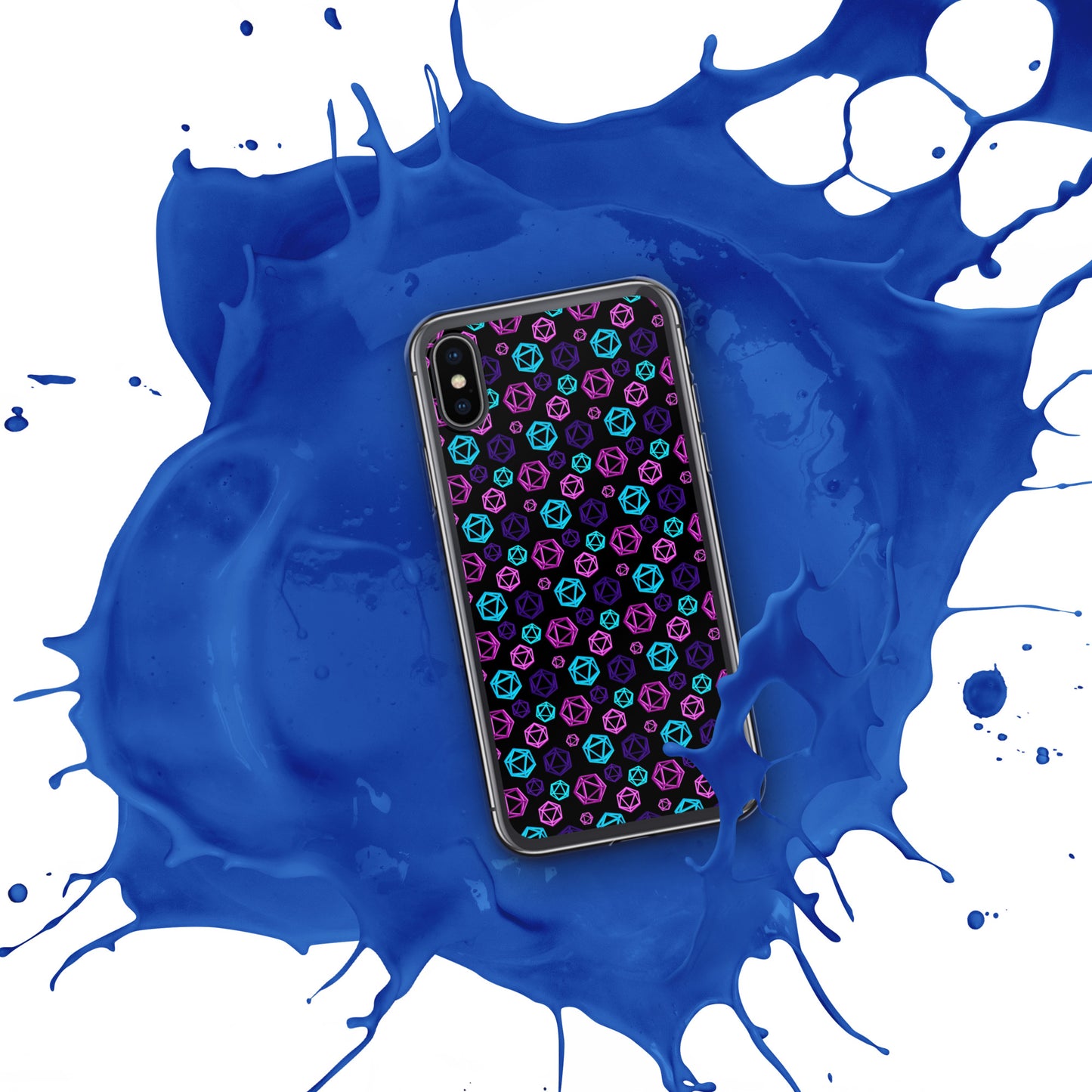 D20 Neon iPhone Case