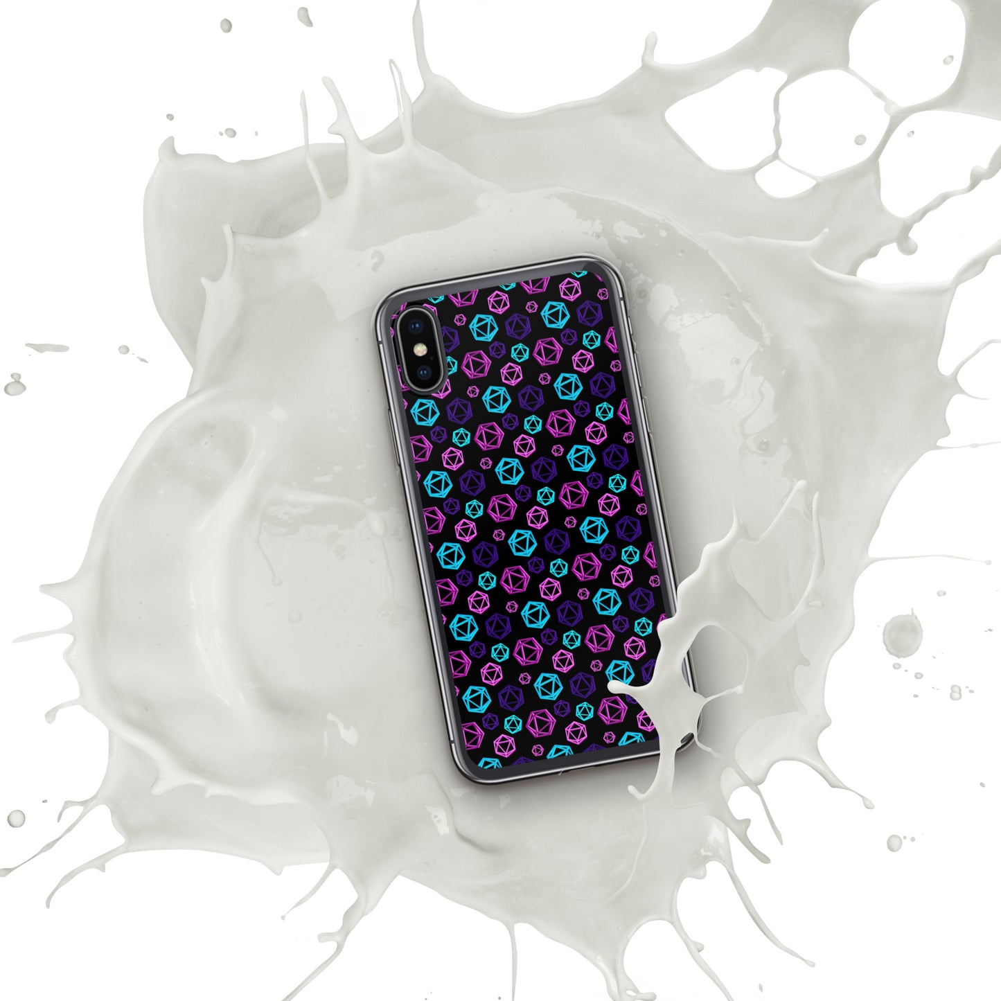 D20 Neon iPhone Case