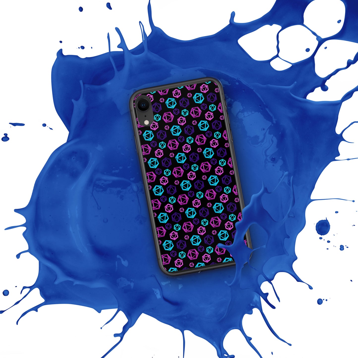 D20 Neon iPhone Case