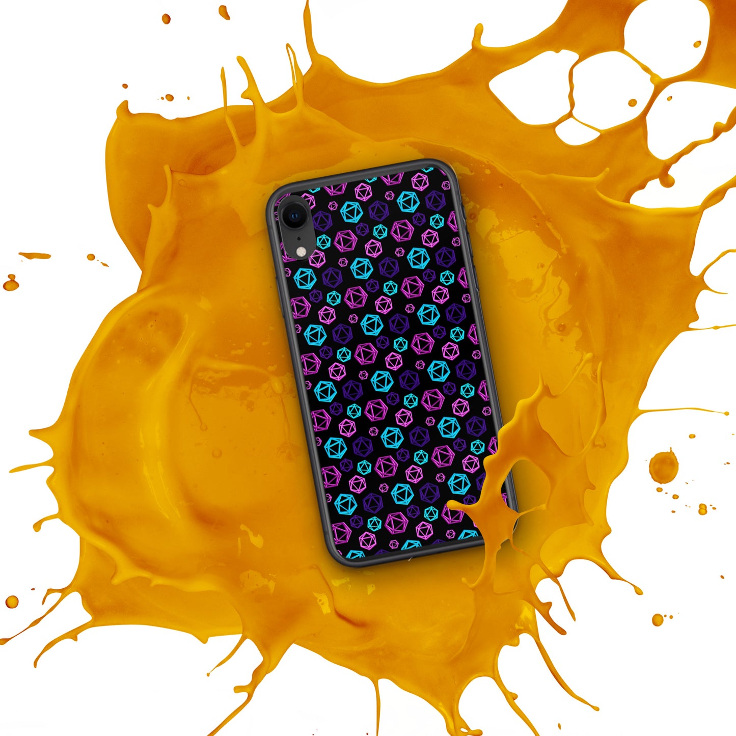 D20 Neon iPhone Case