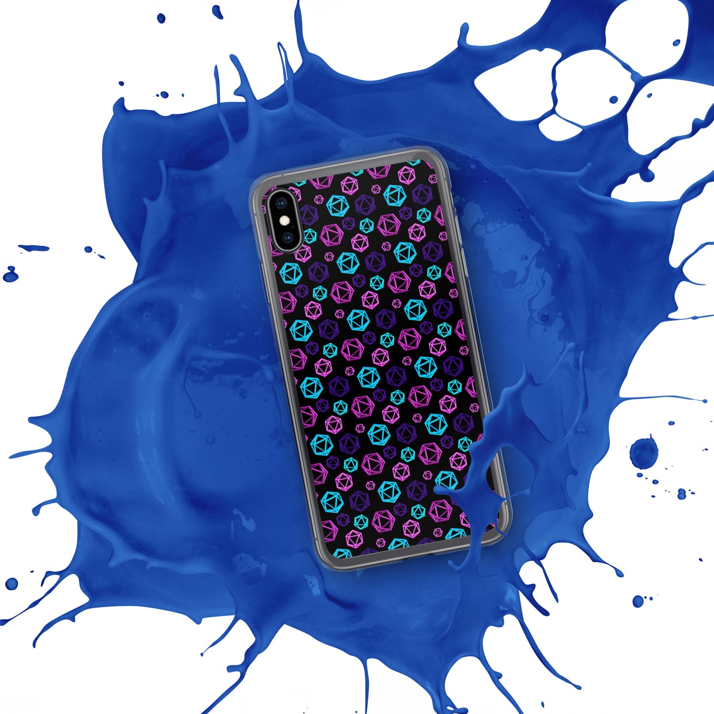 D20 Neon iPhone Case