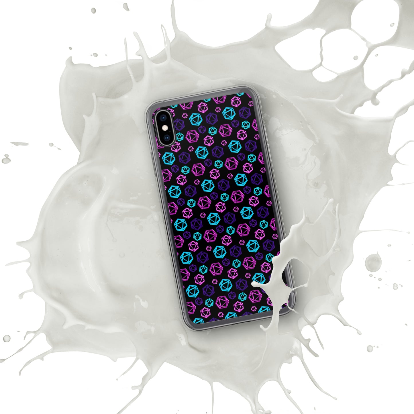 D20 Neon iPhone Case