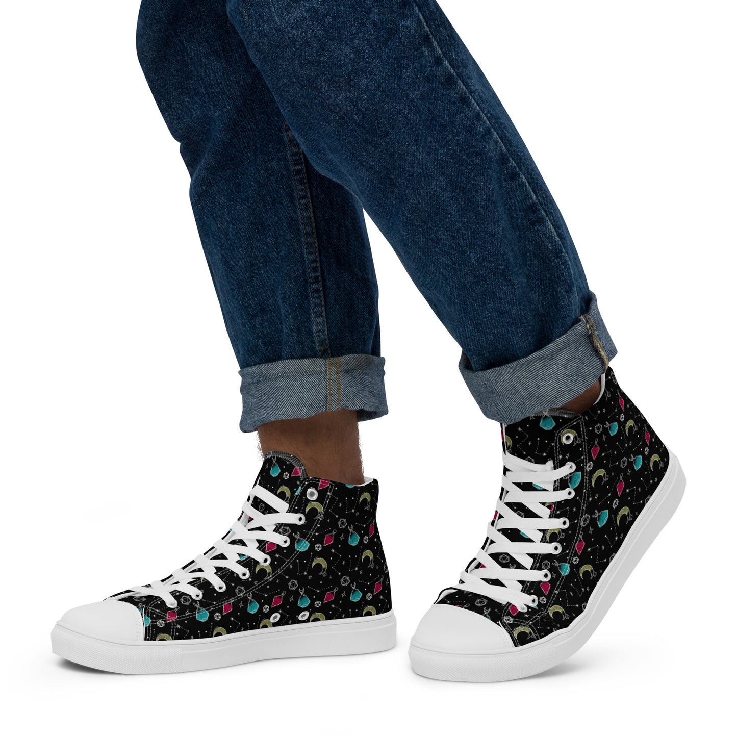 Potions and Dice High Tops