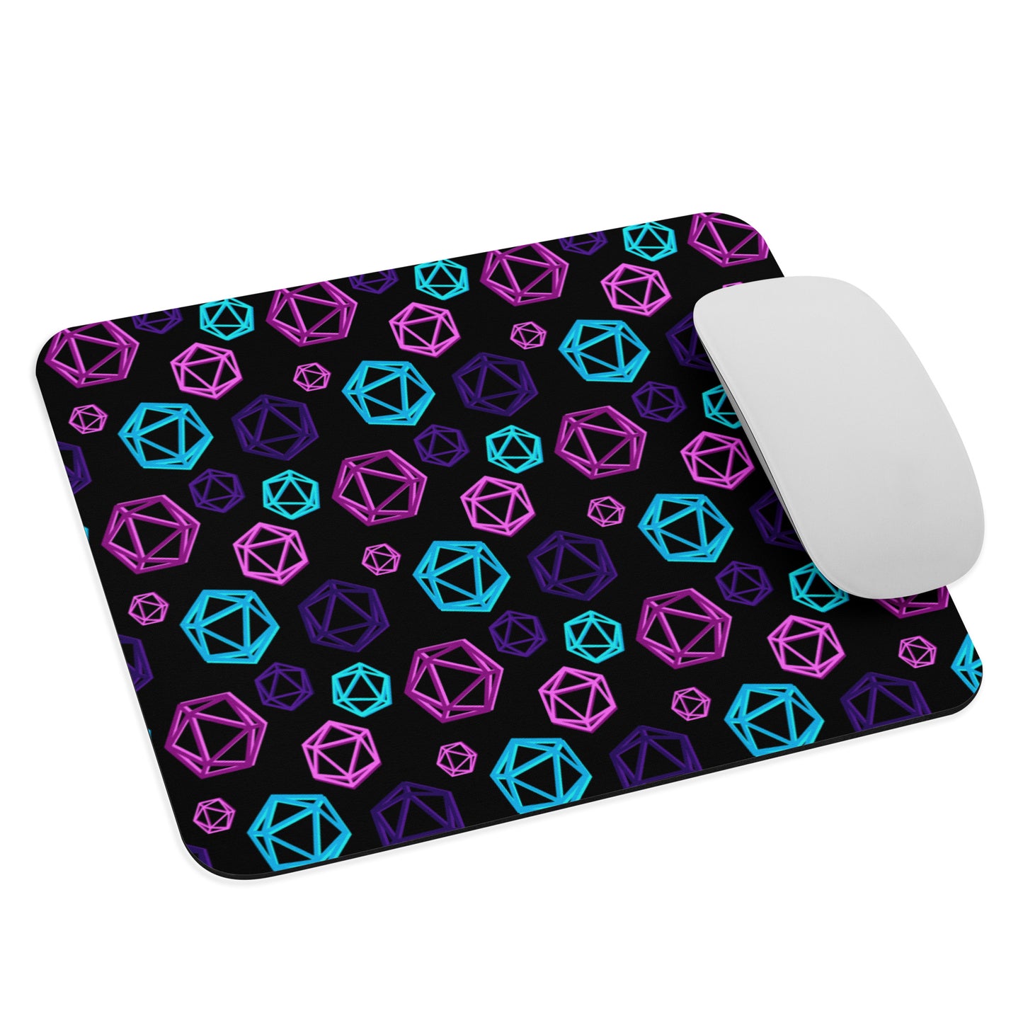 D20 Neon Mouse Pad