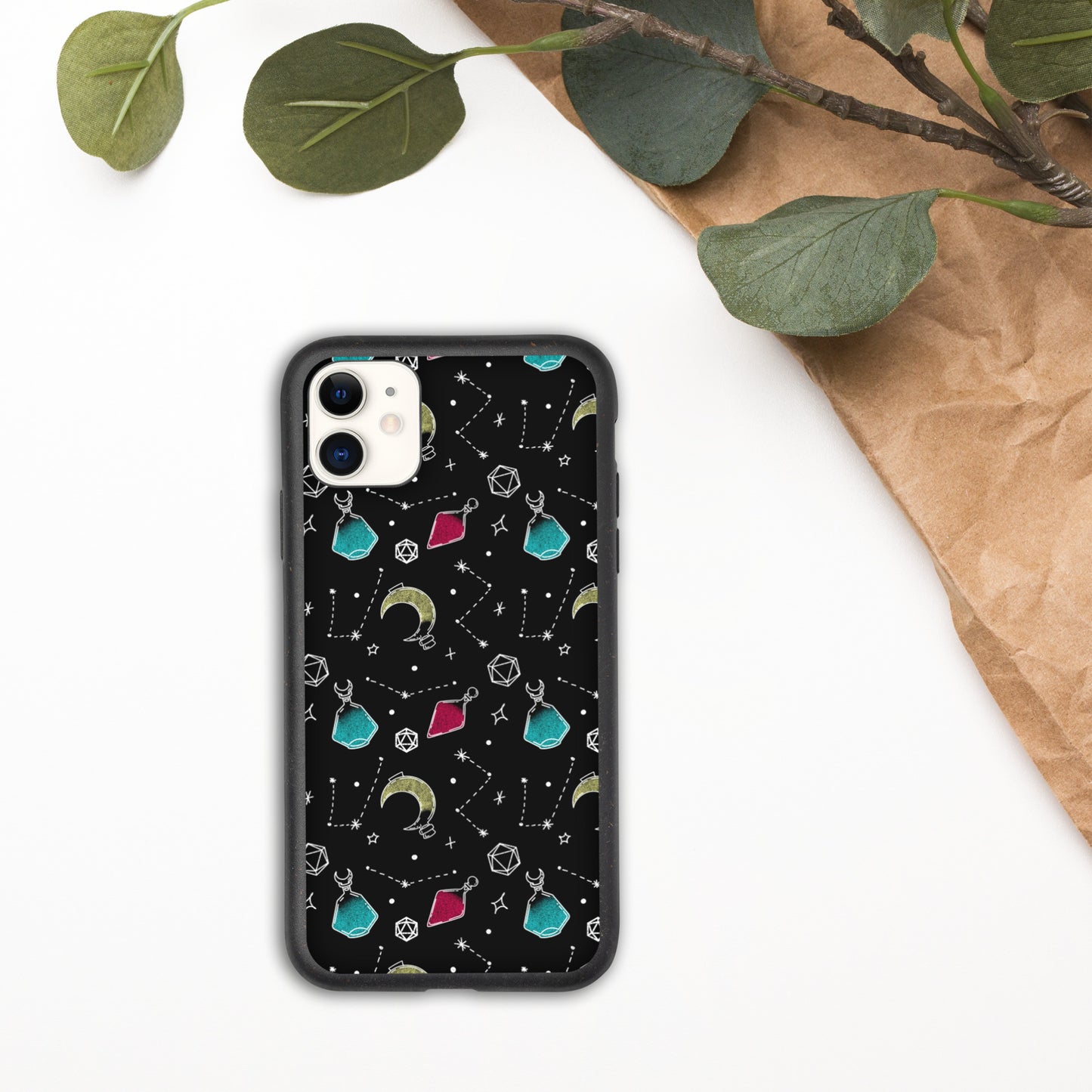 Potions and Dice Biodegradable iPhone case