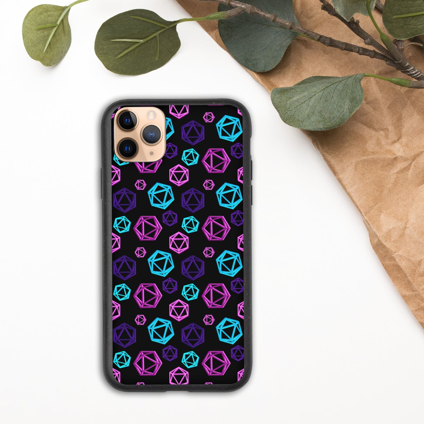 D20 Neon Biodegradable iPhone Case
