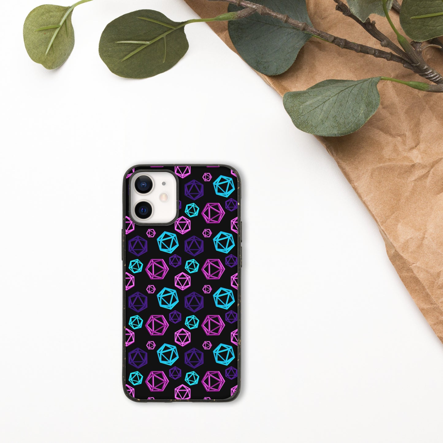 D20 Neon Biodegradable iPhone Case