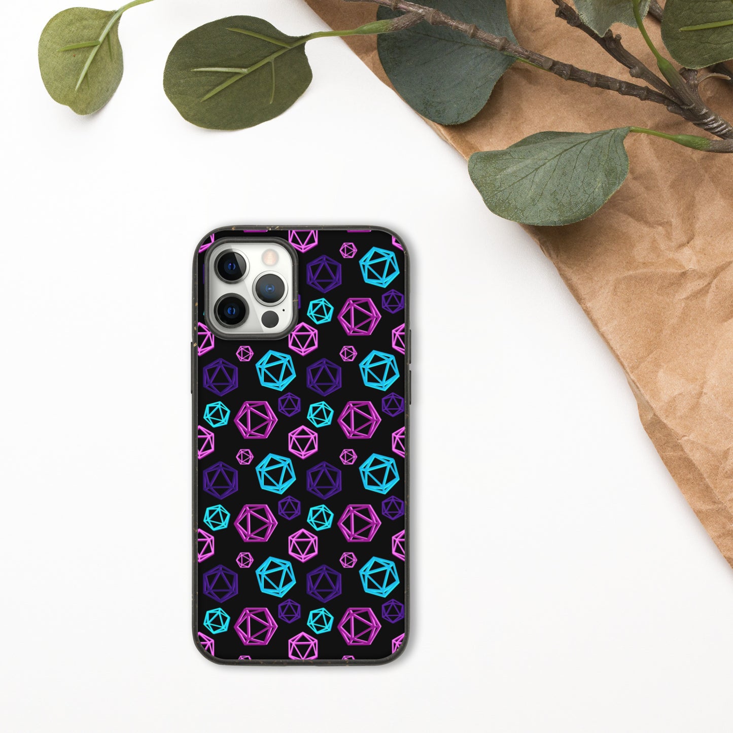 D20 Neon Biodegradable iPhone Case