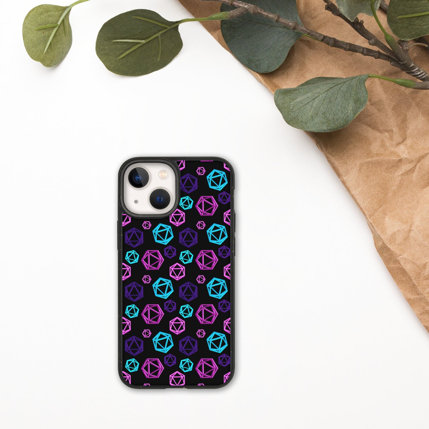 D20 Neon Biodegradable iPhone Case