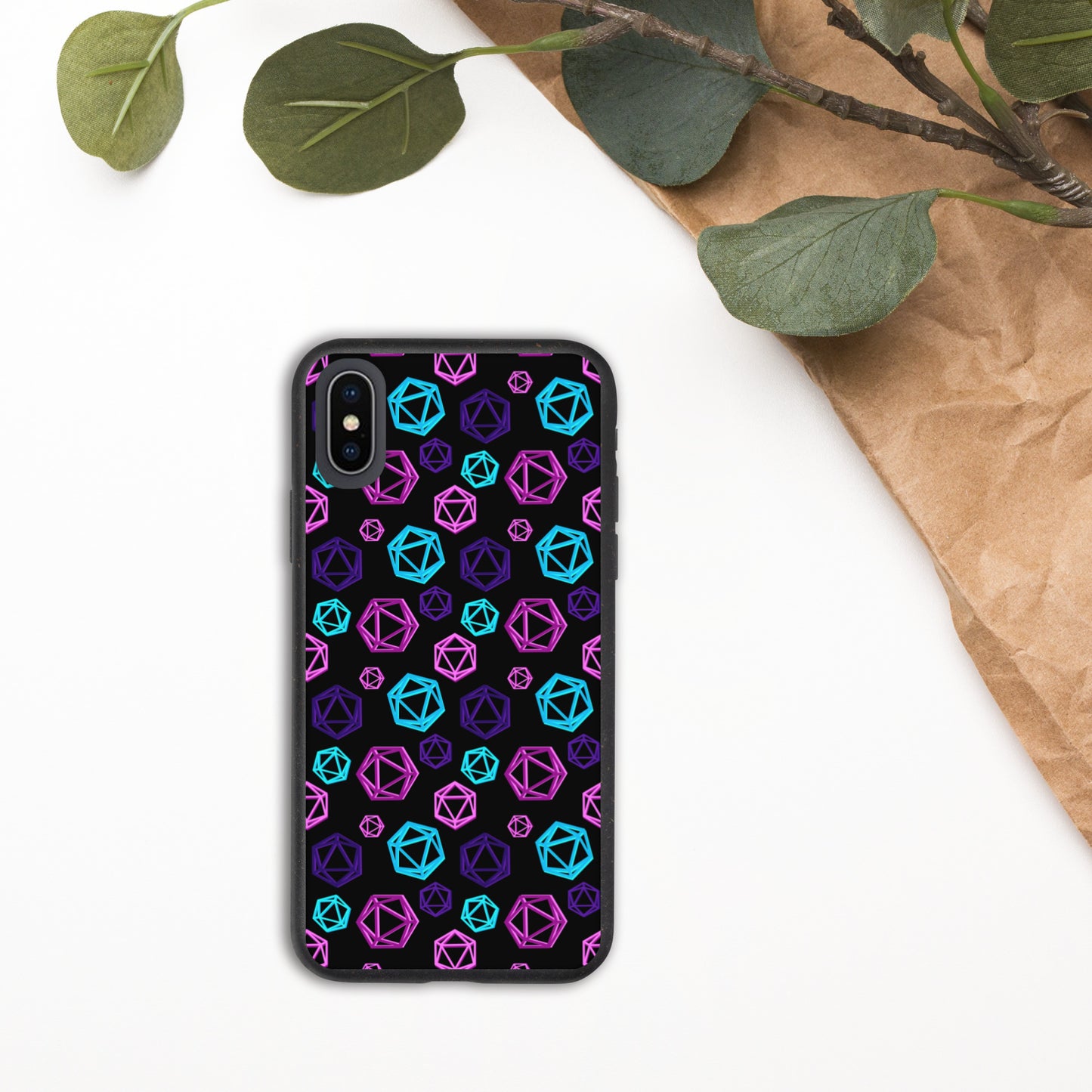 D20 Neon Biodegradable iPhone Case