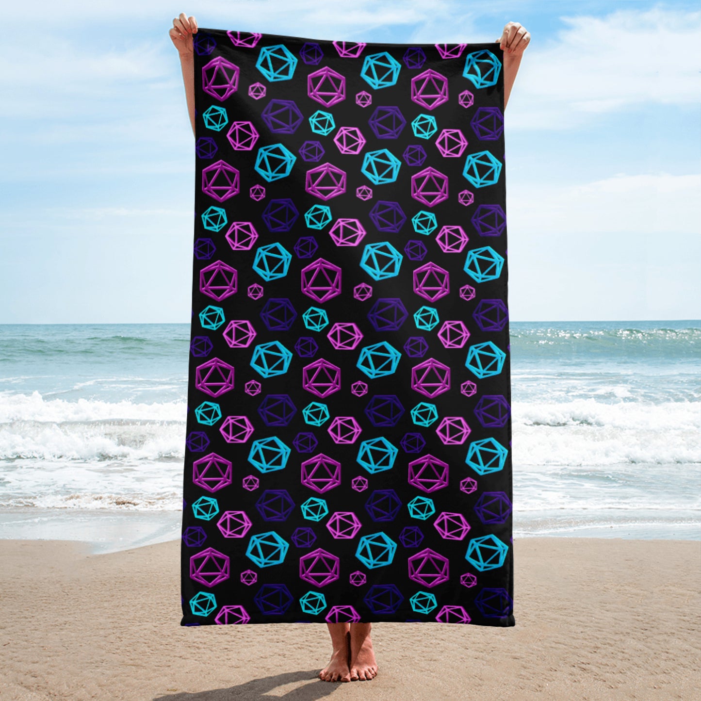 D20 Neon Towel