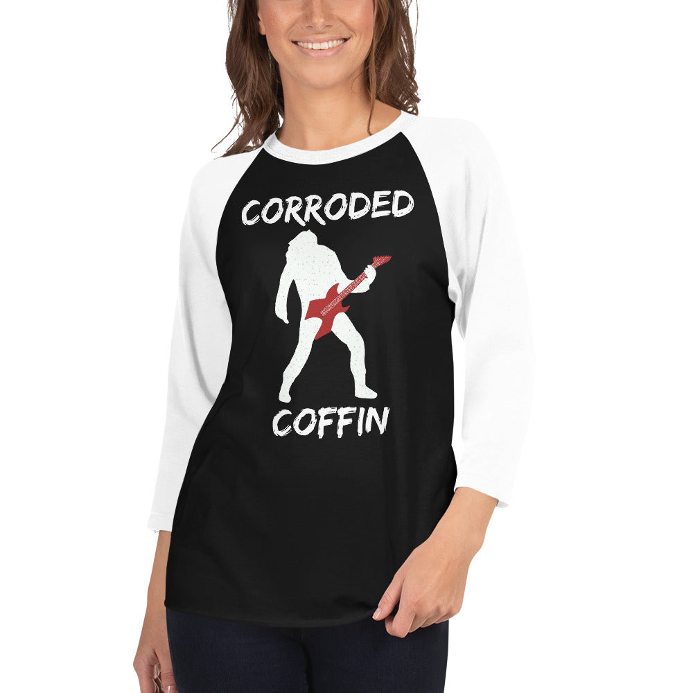 Corroded Coffin Band Raglan shirt
