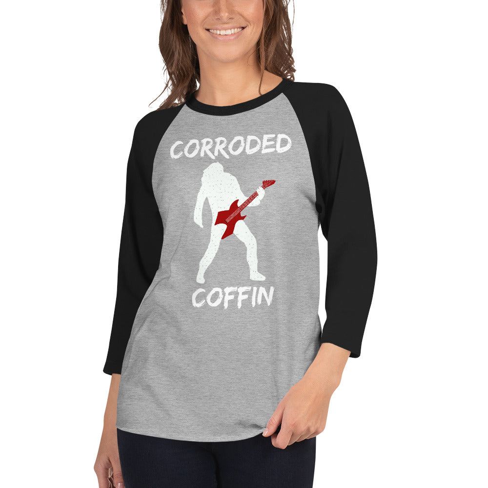 Corroded Coffin Band Raglan shirt