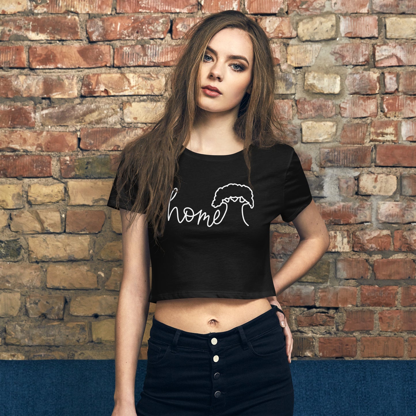 Life Tree Home Crop Tee