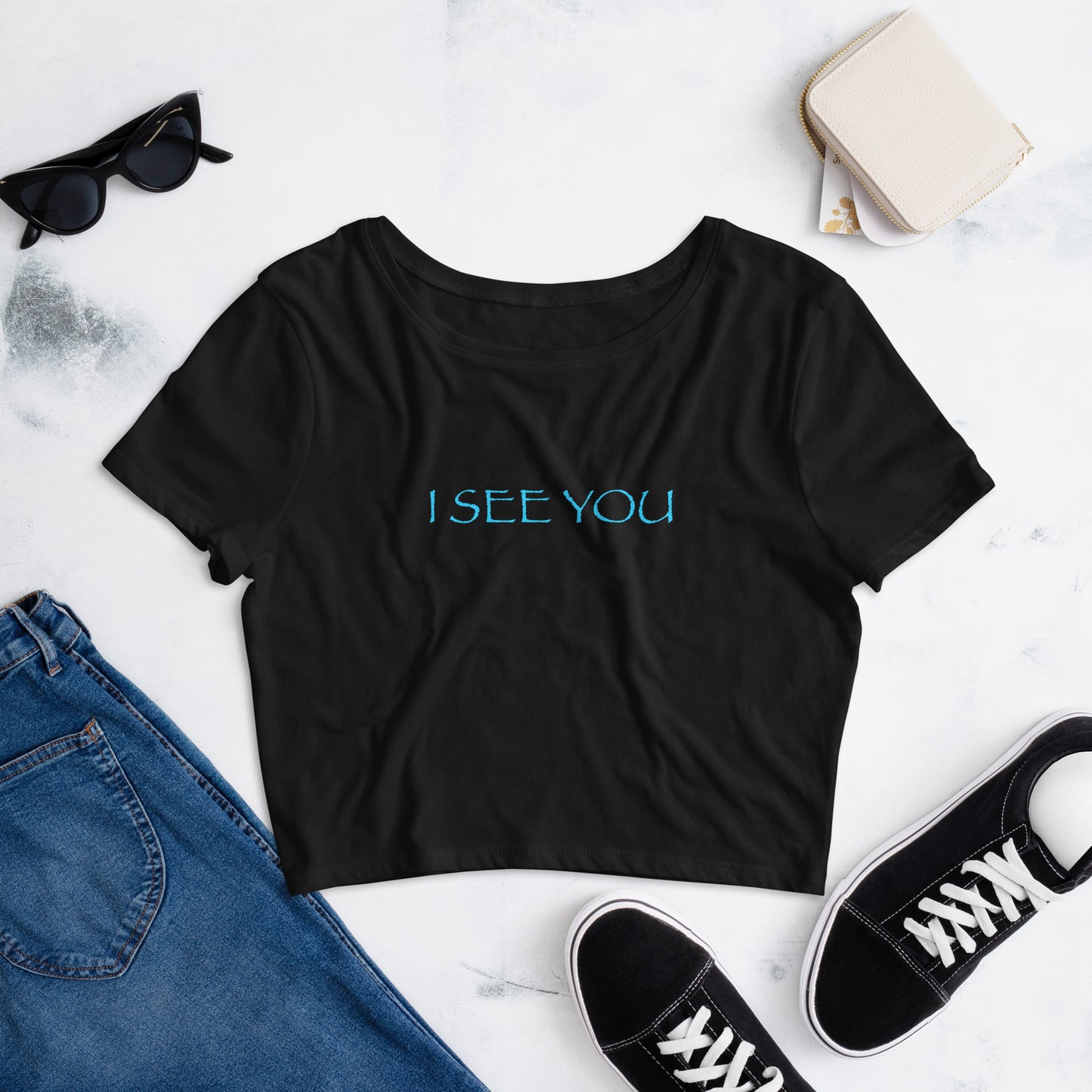 I See You Pandora Crop Tee